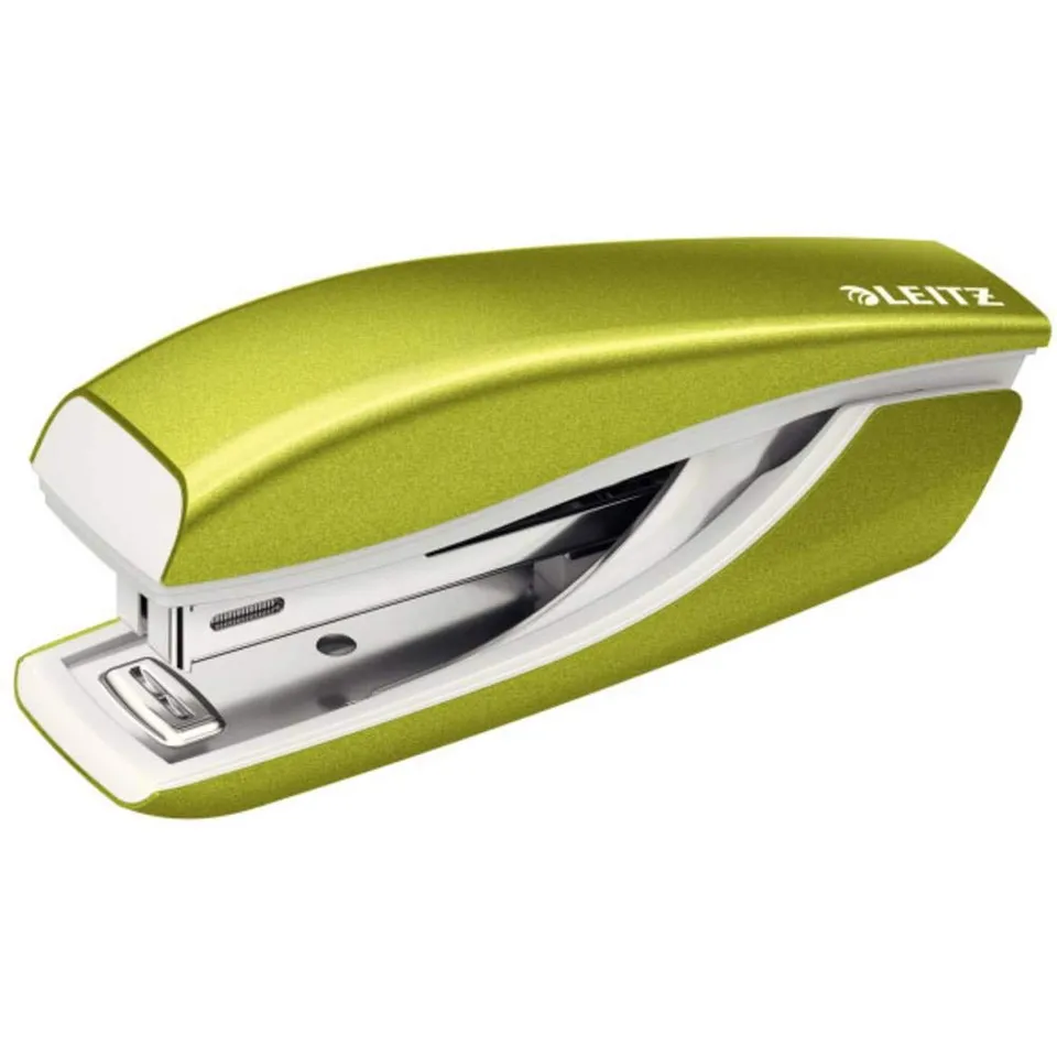 leitz-wow-mini-heftger-t-55281064-metallic-gr-n-f-r-bis-zu-10-blatt-inkl-klammer image 1