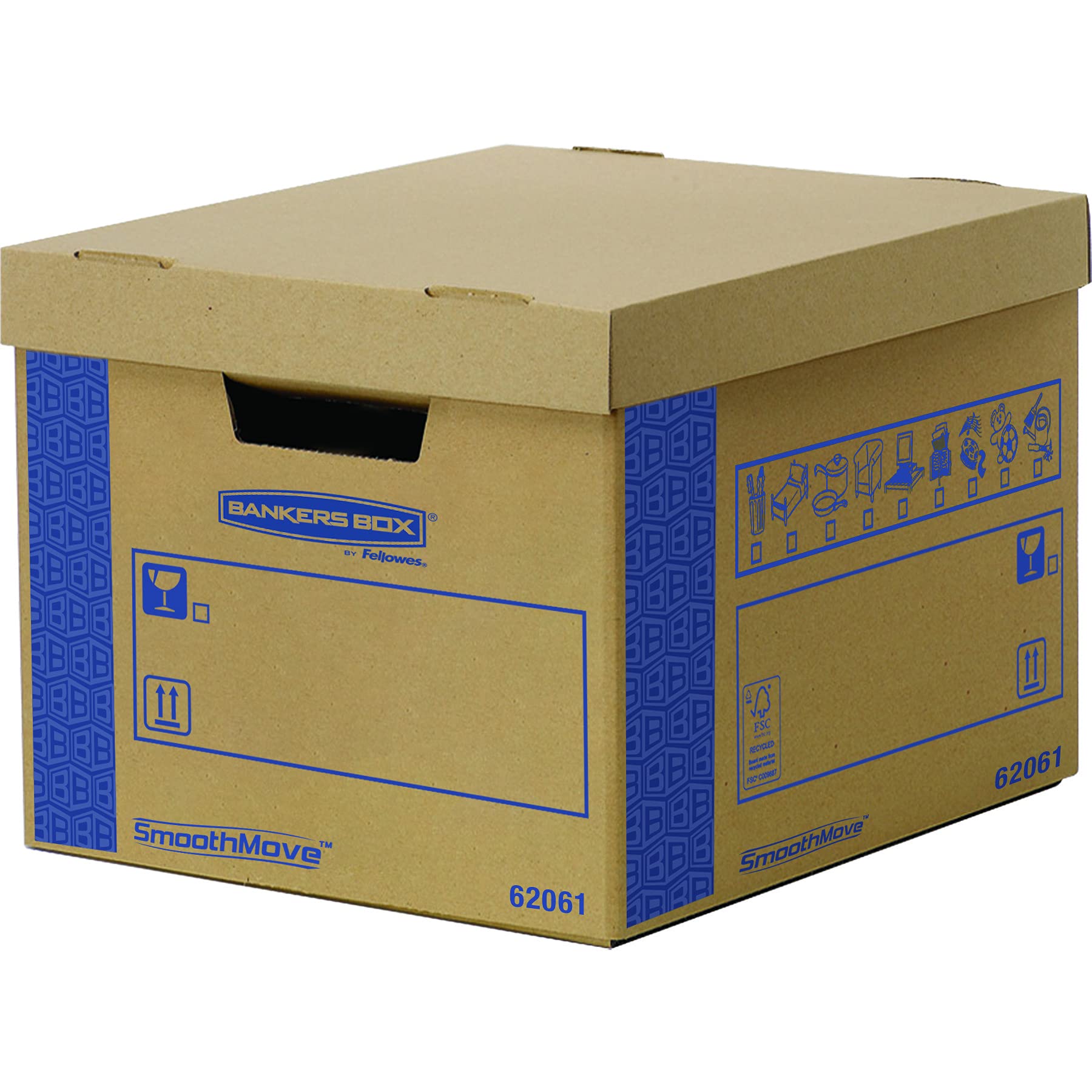bankers-box-smoothmove-heavy-duty-umzugskarton-37-5-liter-30-x-30-x-40-5-cm-5-st image 4