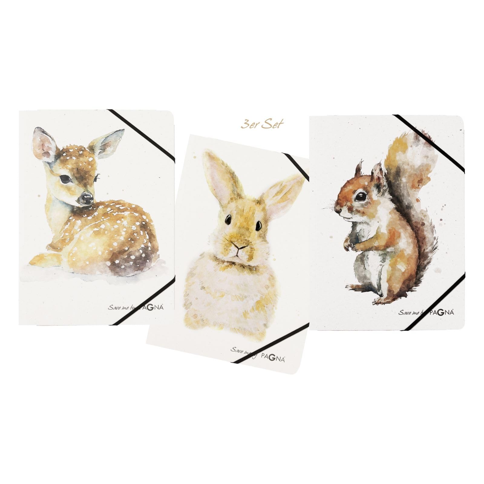 pagna-save-me-no-4-gummizugmappe-a4-21654-25-3er-set-sortiert-mit-tiermotiv image 1