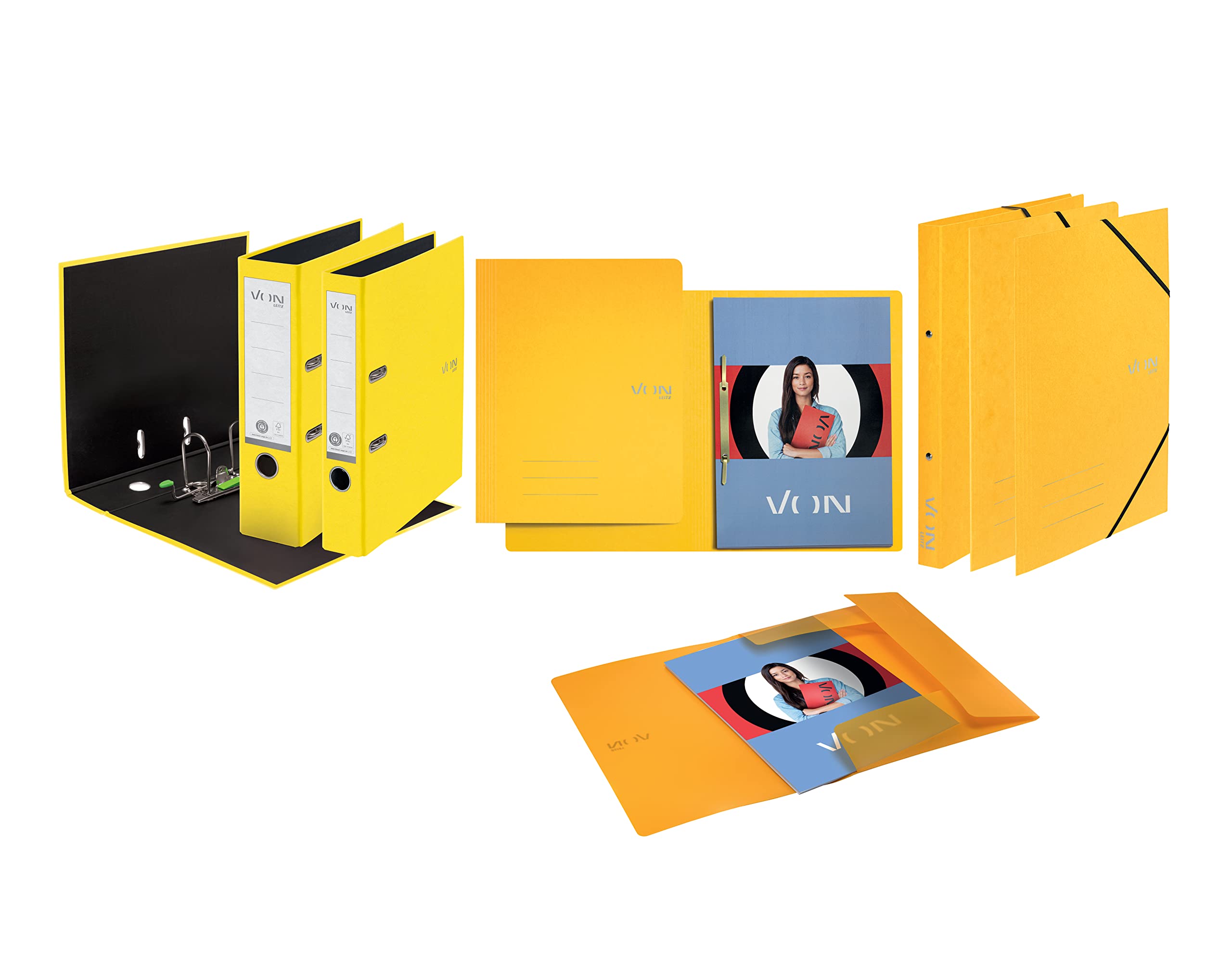 von-leitz-schnellhefter-a4-karton-335-g-m-gelb-10er-pack-30130015 image 6