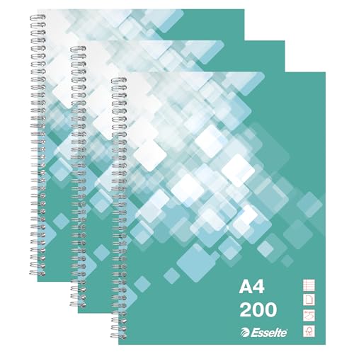 esselte-collegeblock-a4-liniert-gr-n-3er-pack-mit-doppelspirale-629017 image 7