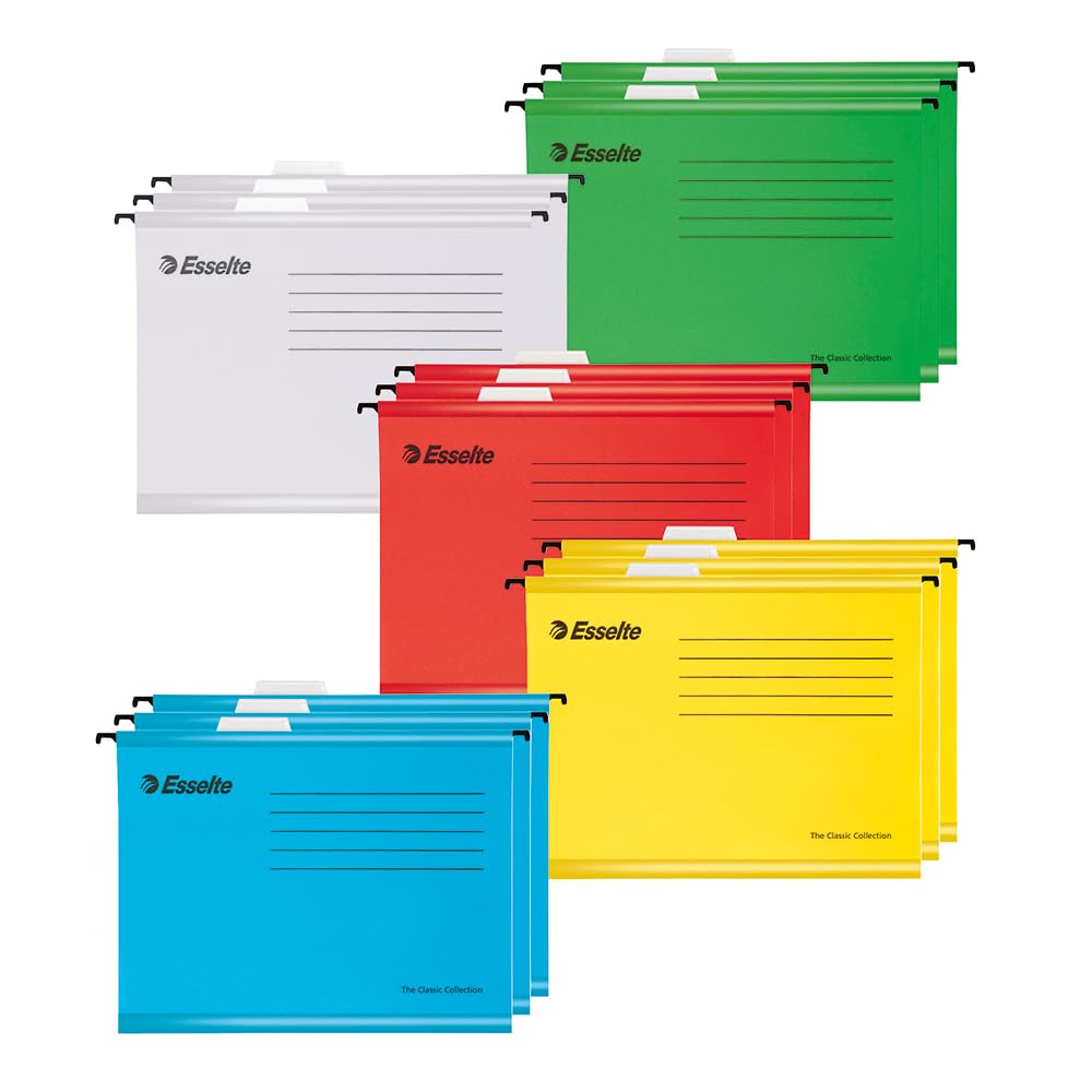 esselte-classic-h-ngeregister-a4-15er-set-100-recyclingkarton-5-farben image 1