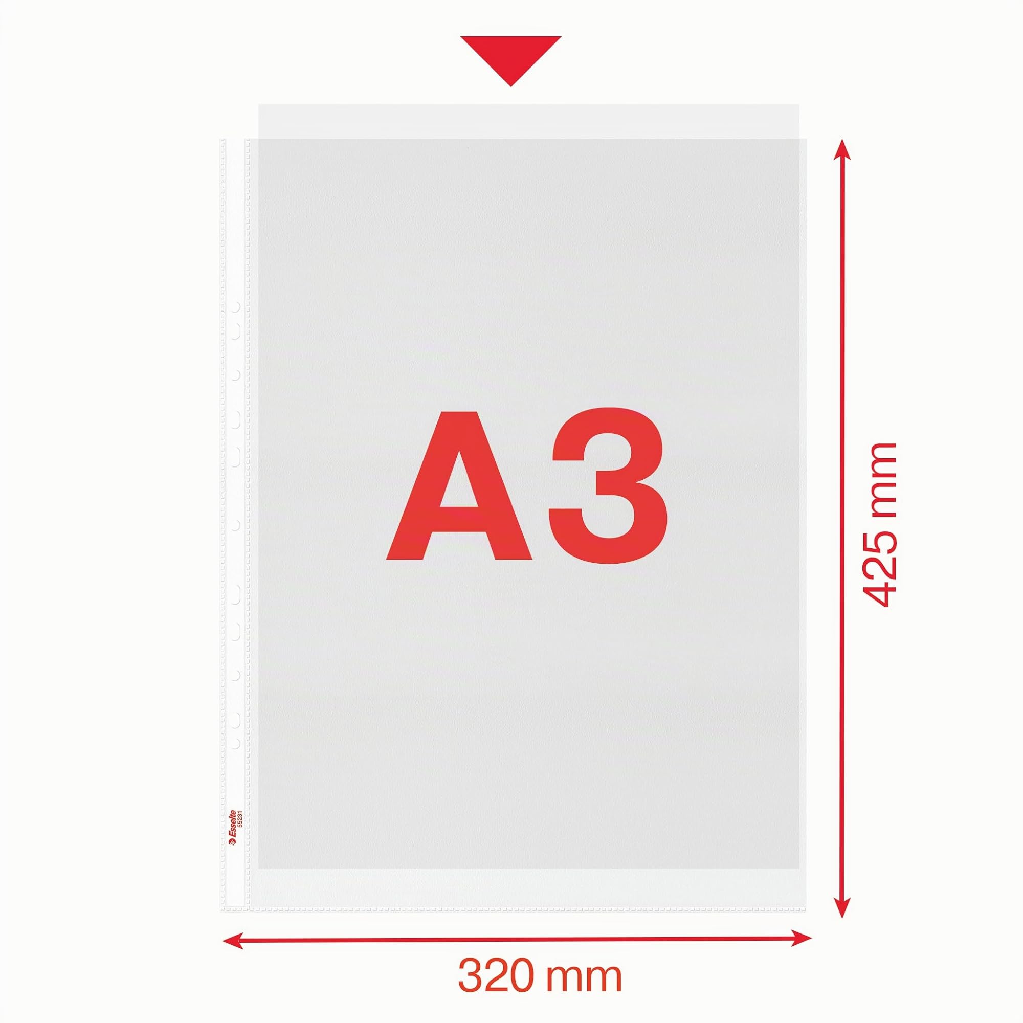 esselte-standard-plus-prospekth-llen-a3-50-st-ck-85-micron-glatt-transparent image 5