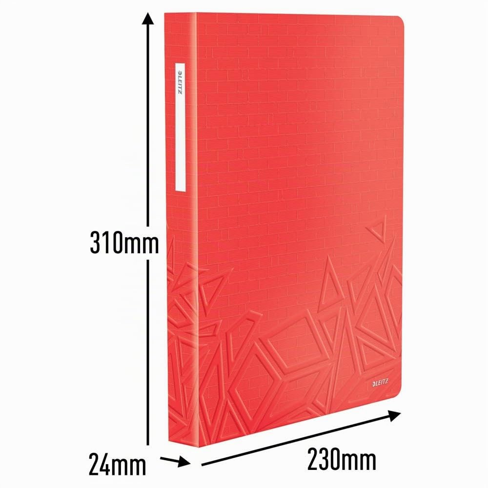 leitz-urban-chic-sichtbuch-a4-80-h-llen-f-r-160-blatt-rot-46520020 image 2