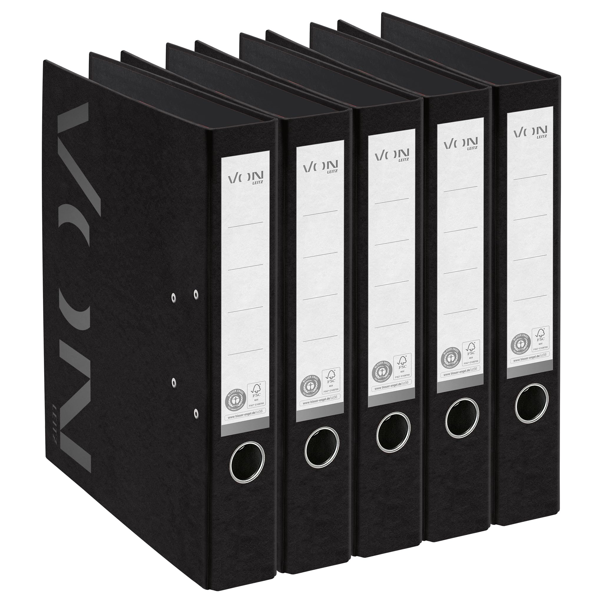 leitz-von-ordner-a4-80-mm-rot-5er-pack-recyclingkarton image 8