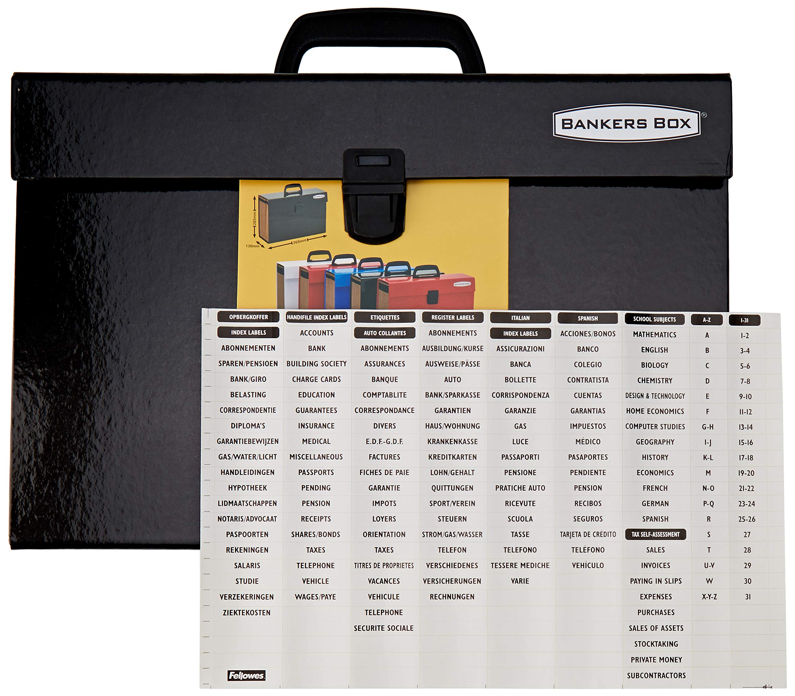 bankers-box-handifile-f-chermappe-19-f-cher-a4-mit-griff-schwarz image 4