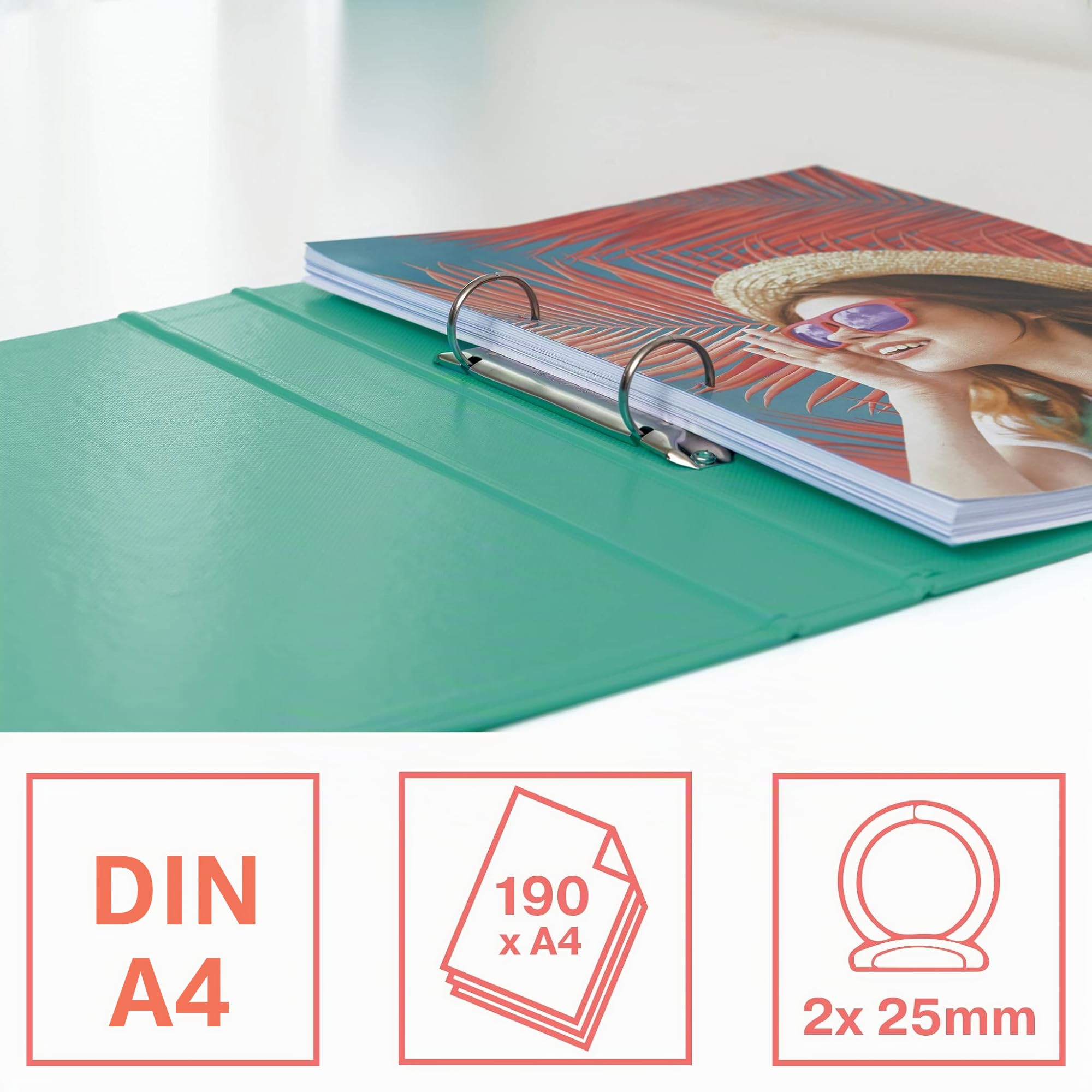 esselte-colour-breeze-ringordner-a4-42-mm-gr-n-626498 image 2