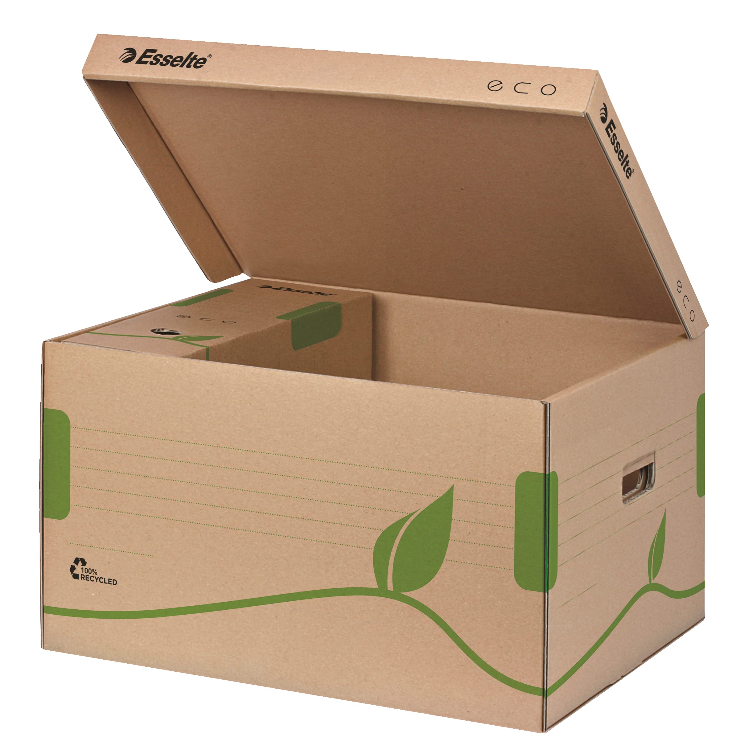 esselte-eco-archiv-container-f-r-5-a4-ordner-naturbraun-623920 image 3