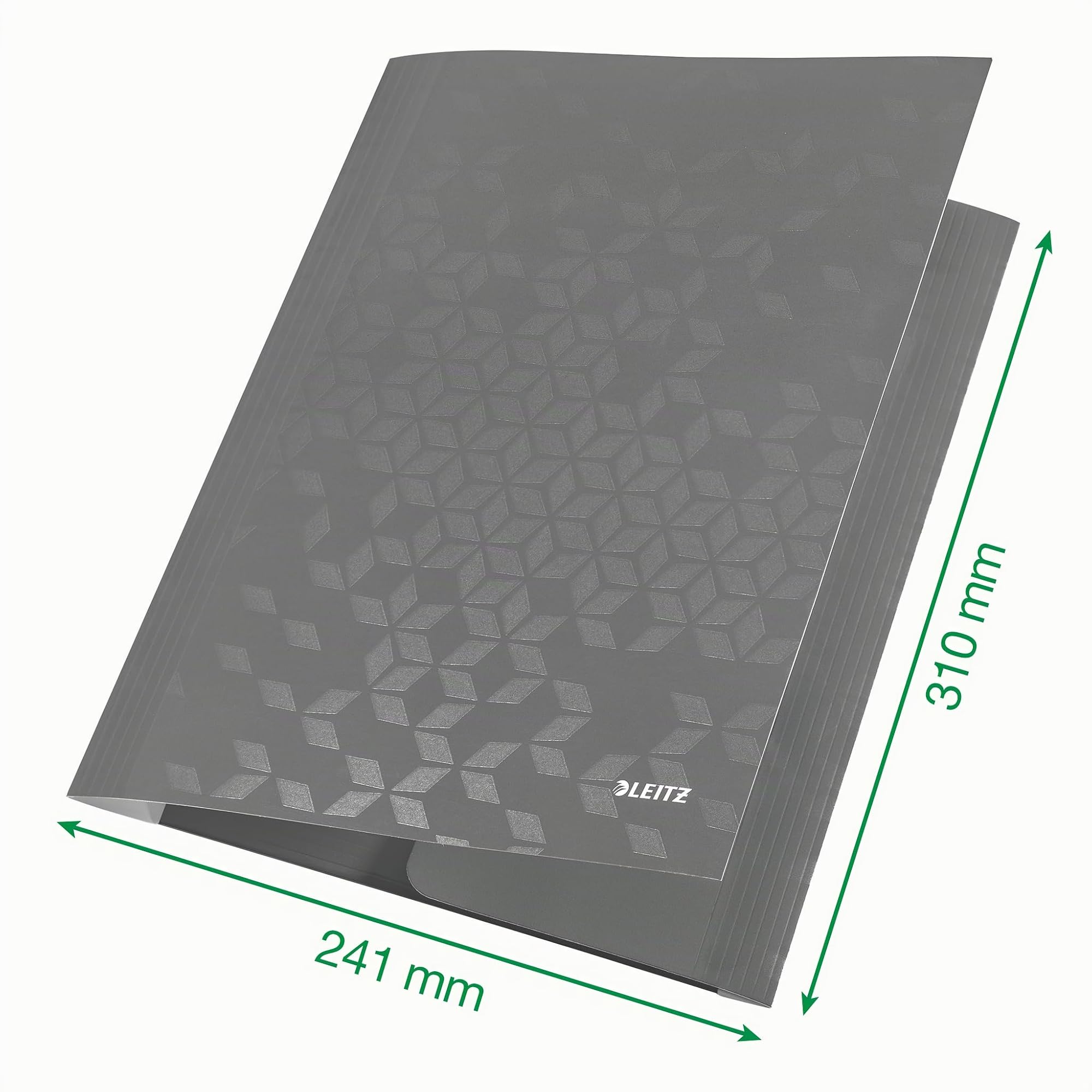 leitz-wow-3-klappen-mappe-39820095-schwarz-a4-f-r-bis-zu-150-blatt-mit-gummizug image 4