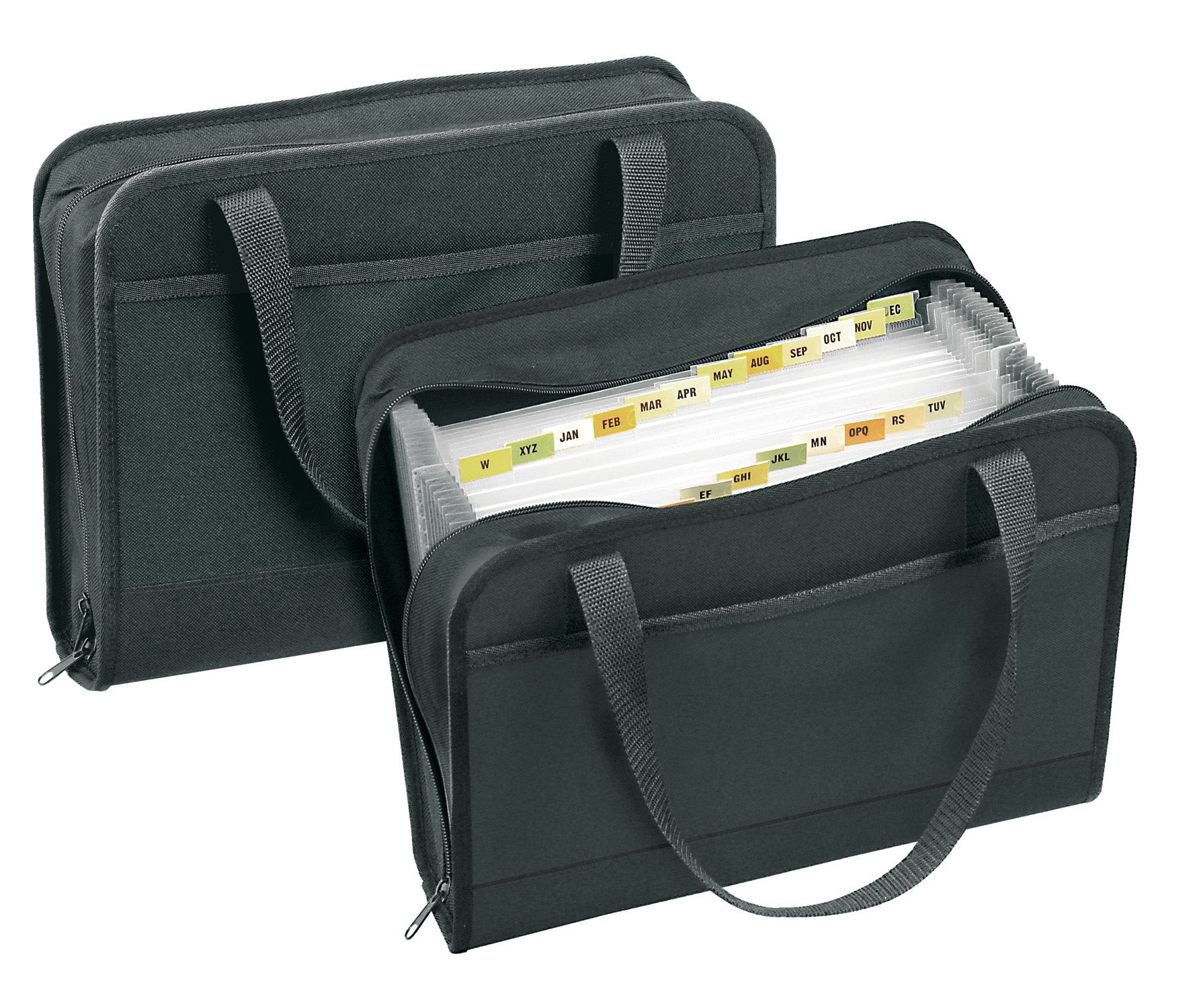 veloflex-f-chertasche-office-din-a4-textil-24-f-cher-schwarz image 1