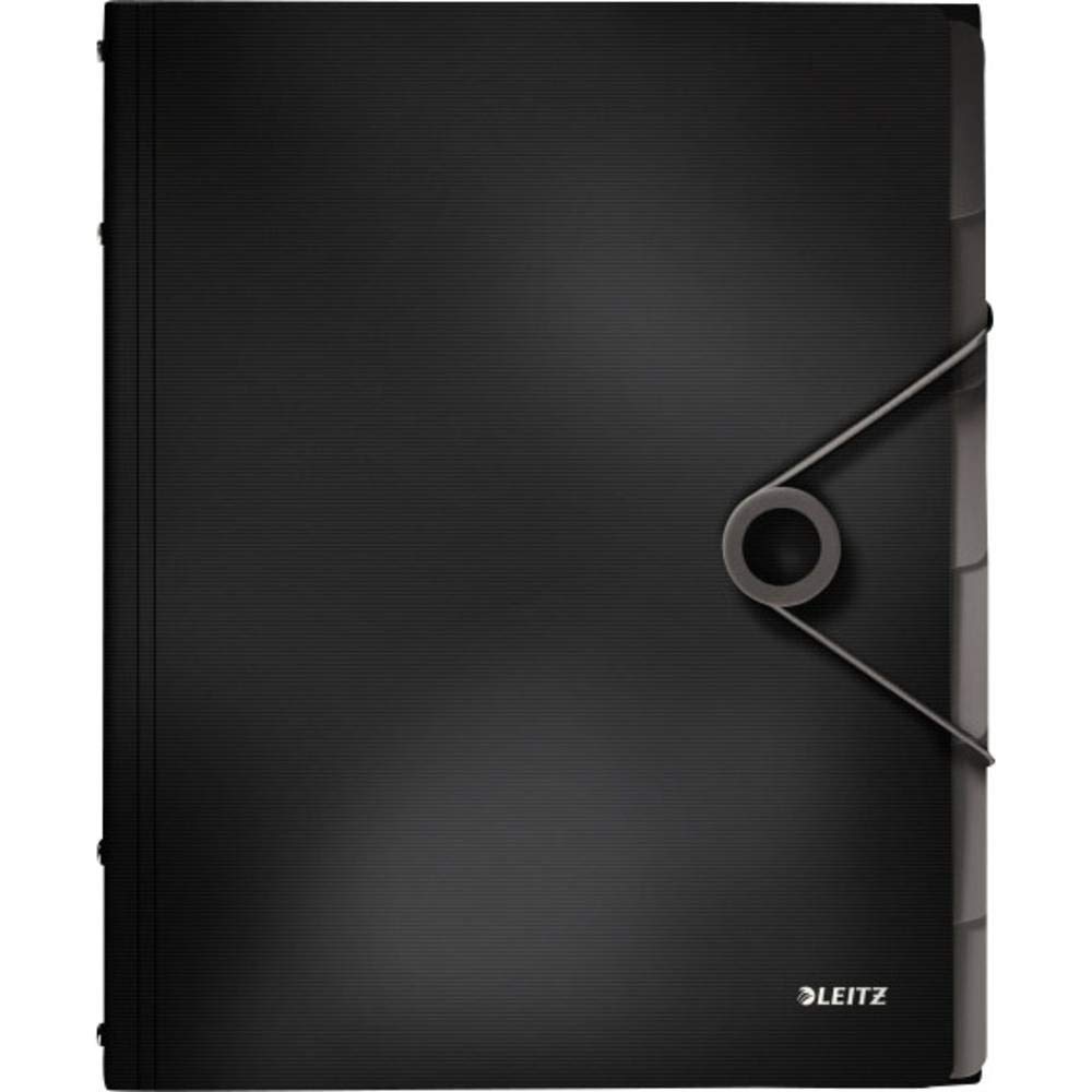 leitz-solid-ordnungsmappe-a4-45691095-pp-schwarz-6-f-cher image 1