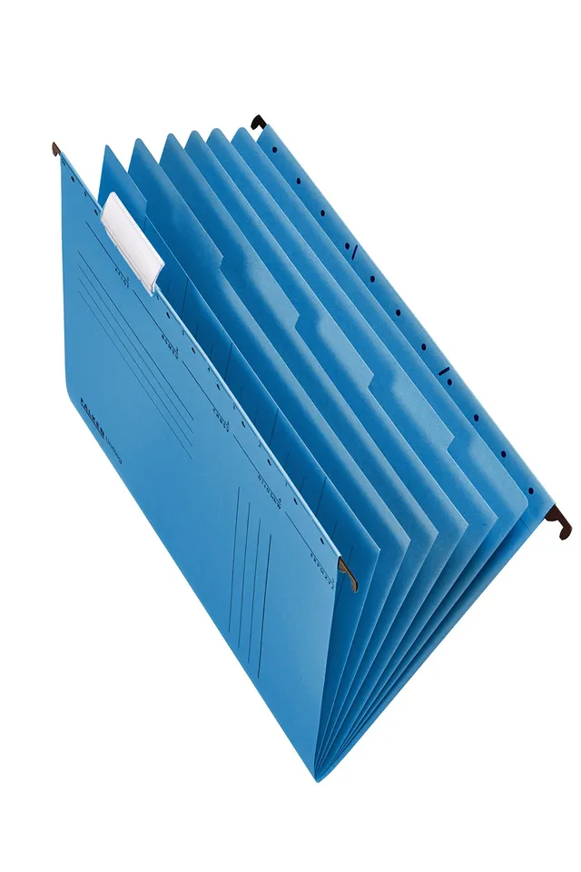 falken-recycling-projektmappe-din-a4-seitlich-offen-blau image 1