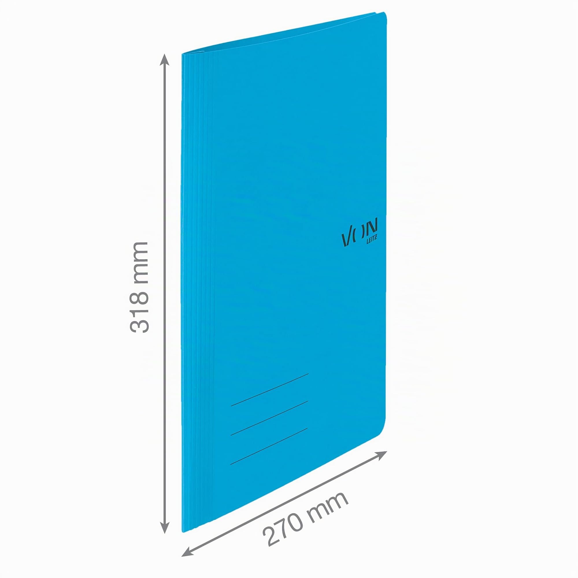 von-leitz-schnellhefter-a4-10er-pack-blau-recycling-30160035 image 6