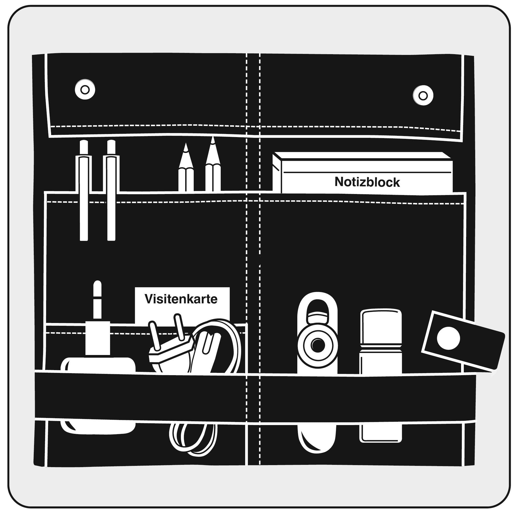velobag-komfort-flexible-organisationstasche-nylon-120-x-210-mm-druckknopfversch image 7