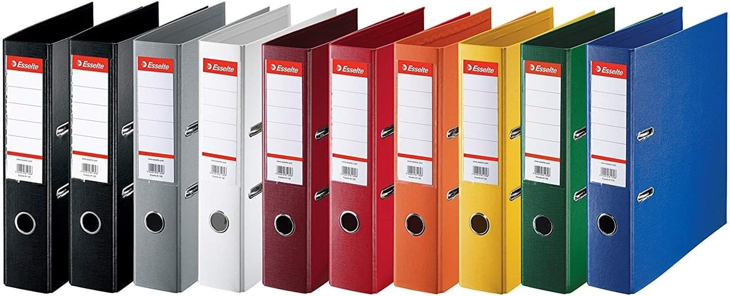 esselte-standard-ordner-a4-75-mm-10er-pack-farbig-sortiert-624177 image 1