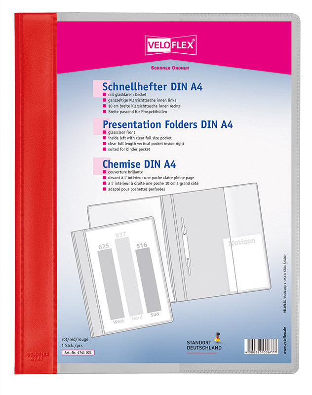 veloflex-schnellhefter-veloform-din-a4-pvc-gelb-vorderdeckel-glasklar image 3