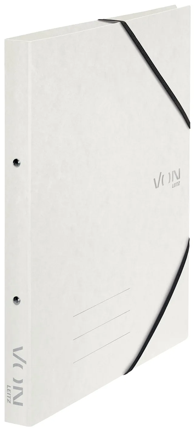 leitz-von-ringbuch-a4-2-ringe-25-mm-gummibandverschluss-wei-5-st-ck image 1