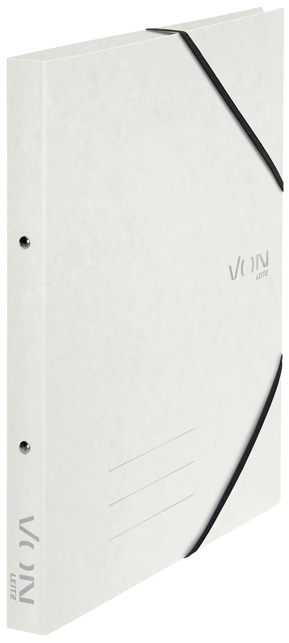 leitz-von-ringbuch-a4-2-ringe-25-mm-gummibandverschluss-wei-5-st-ck image 1