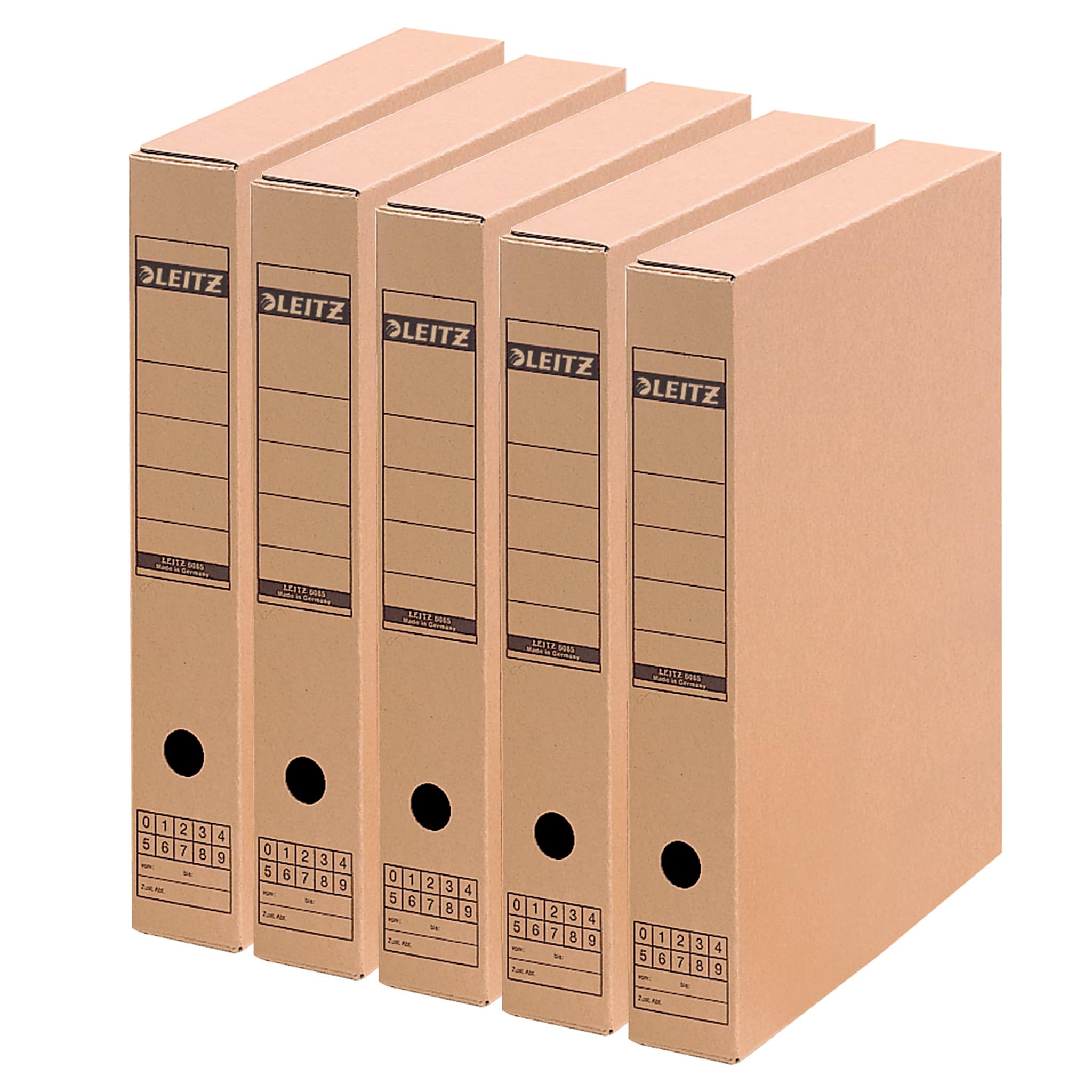 leitz-premium-archiv-schachtel-a4-70-mm-mit-verschlusslasche-10-st-ck-braun image 7