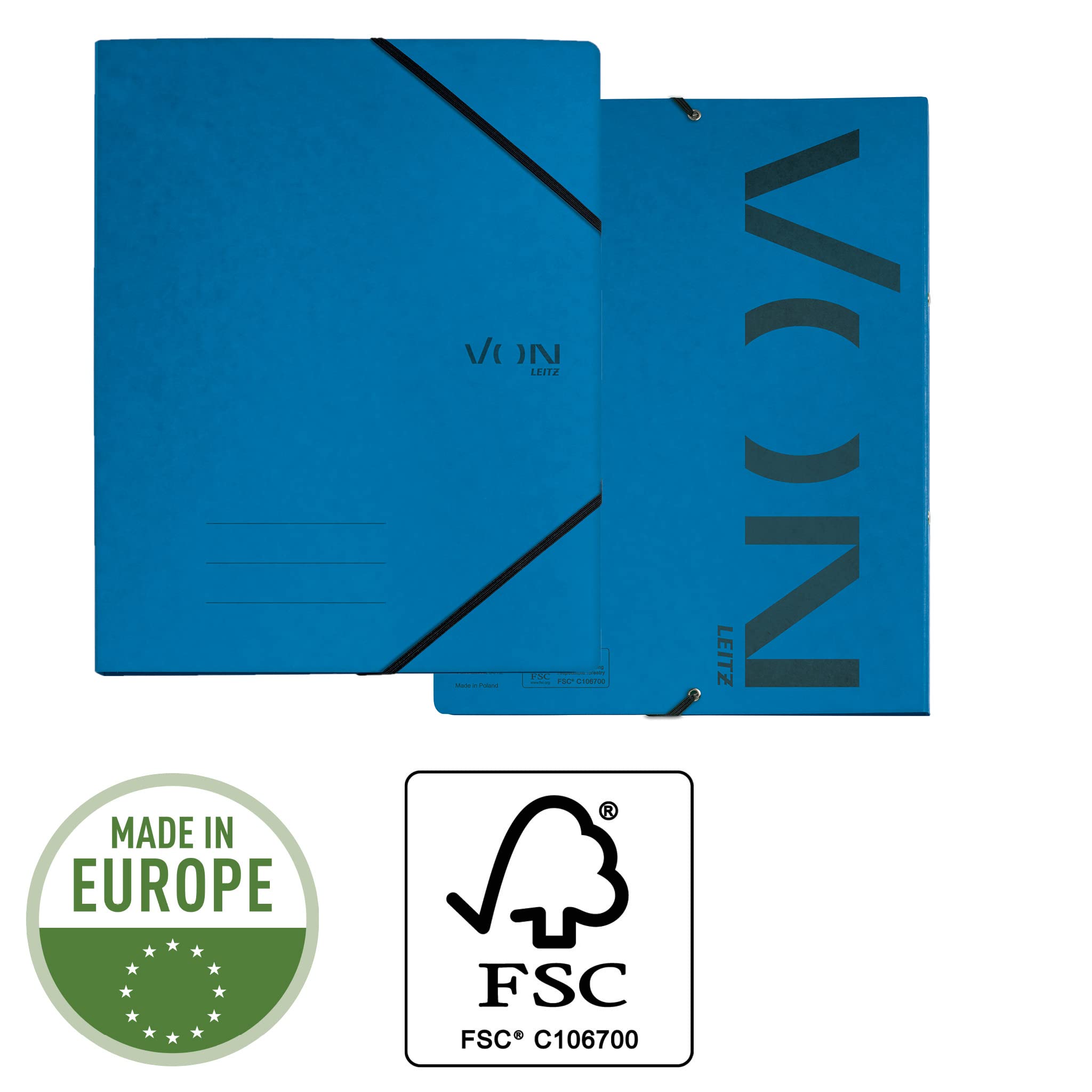 leitz-von-ringbuch-a4-2-ringe-25-mm-f-r-140-blatt-blau-5-st-ck image 3