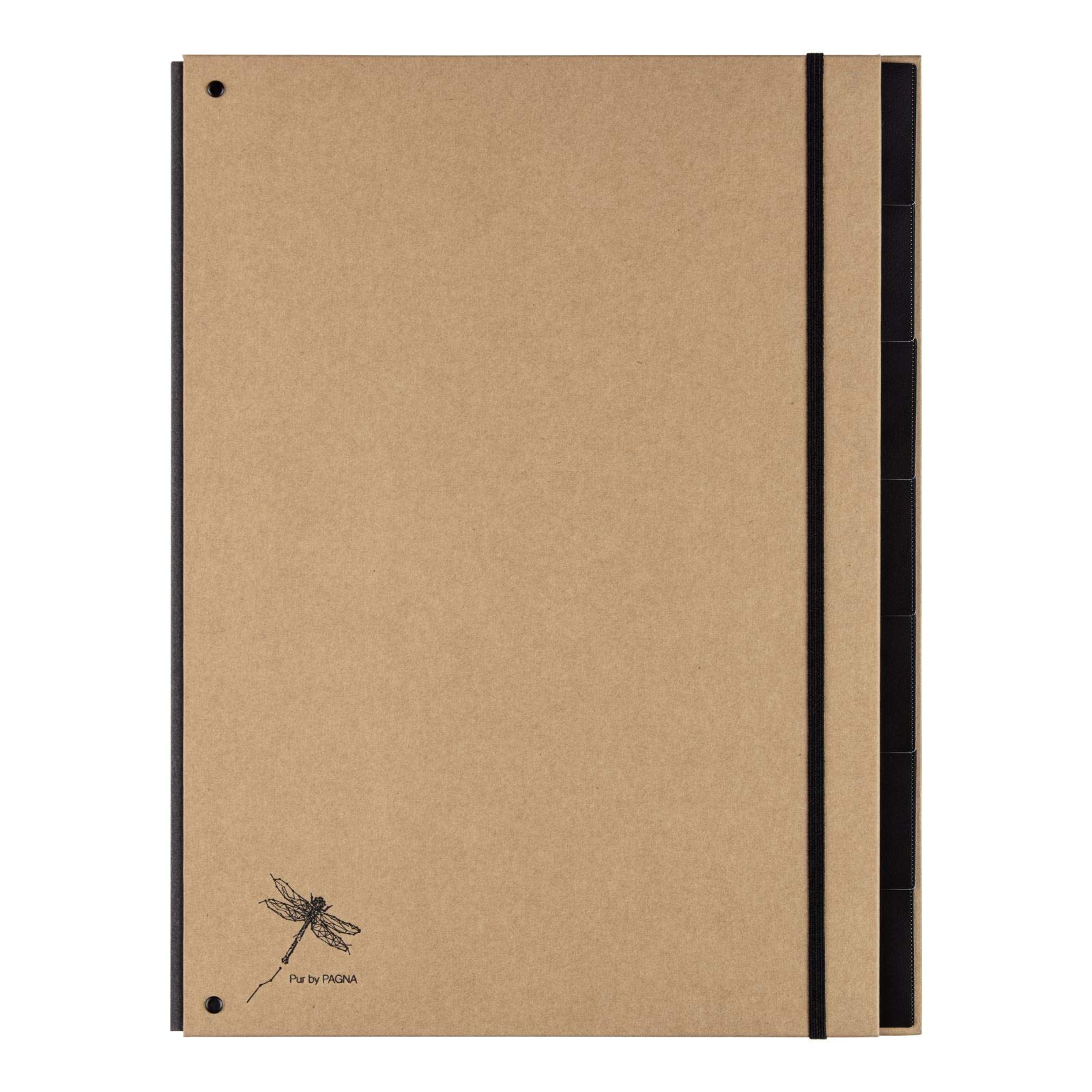 pagna-pultordner-pur-7-f-cher-a4-natur-recycling-kraftpapier-44007-11 image 1