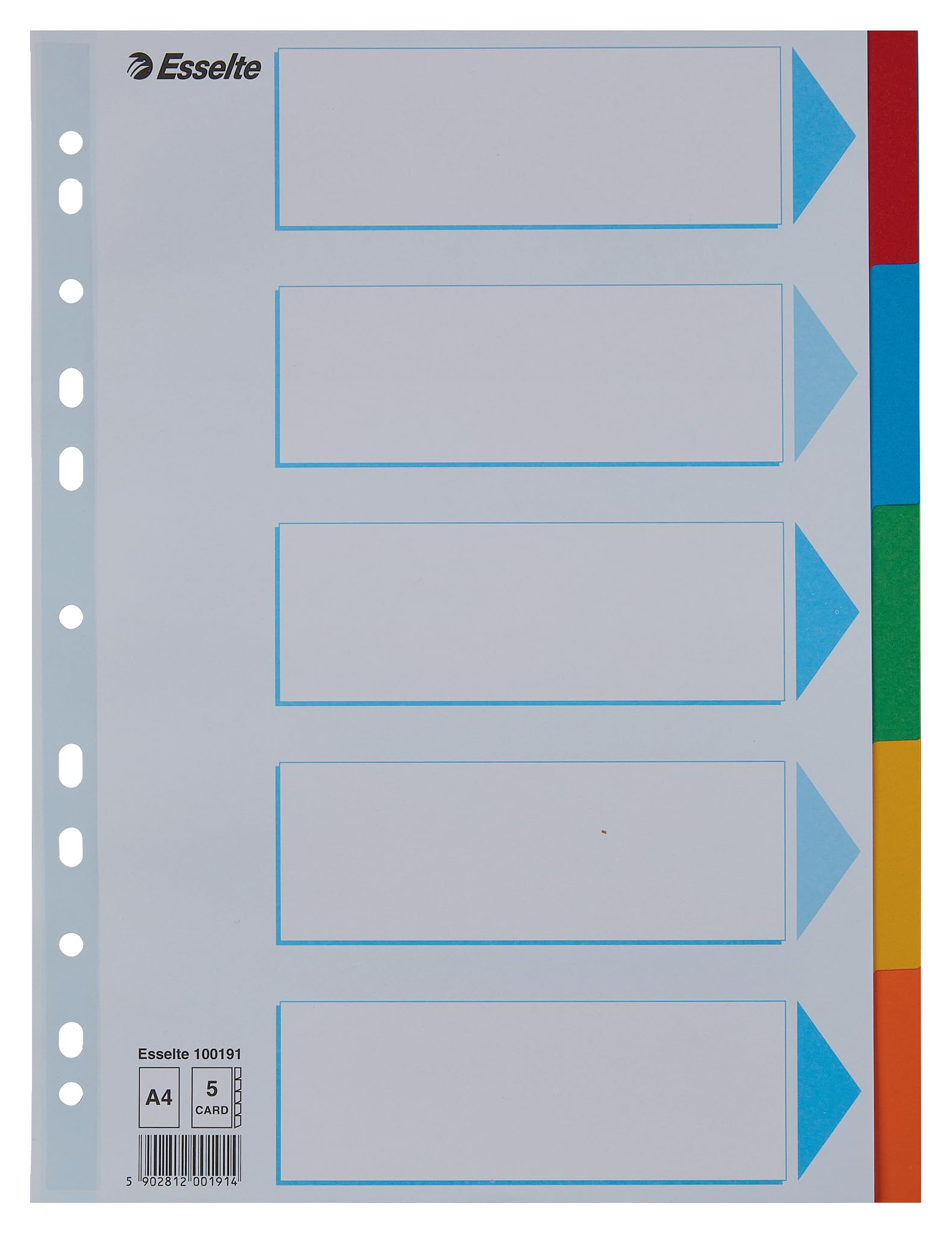 esselte-register-a4-12-teilig-mehrfarbig-recyclingkarton-mit-deckblatt image 8