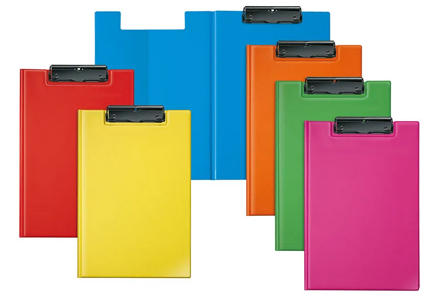 veloflex-velocolor-clipboard-din-a4-pvc-mit-metallklemme-und-klarsichttasche image 1