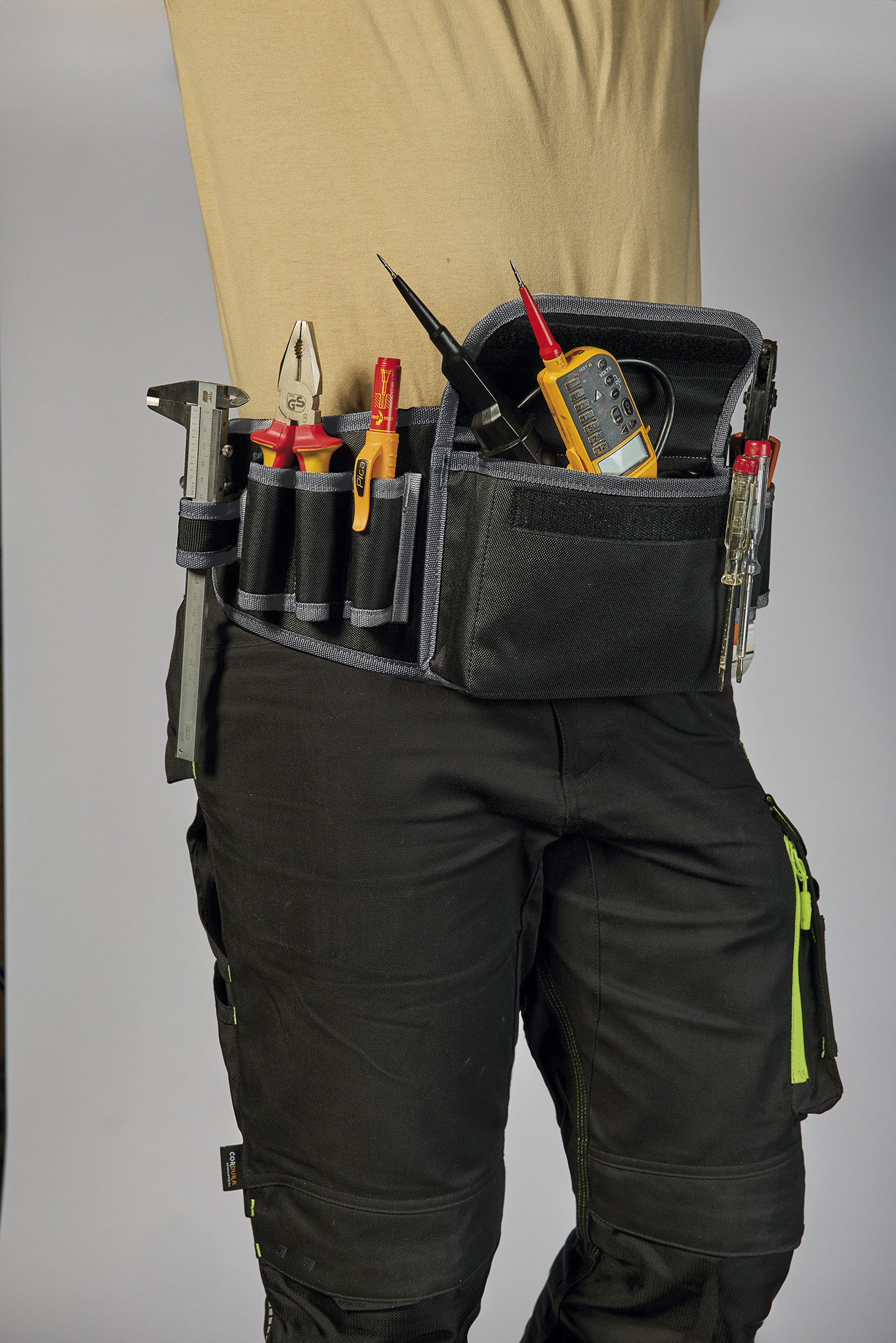 veloflex-tool-bag-m-werkzeug-g-rteltasche-schwarz-grau image 8