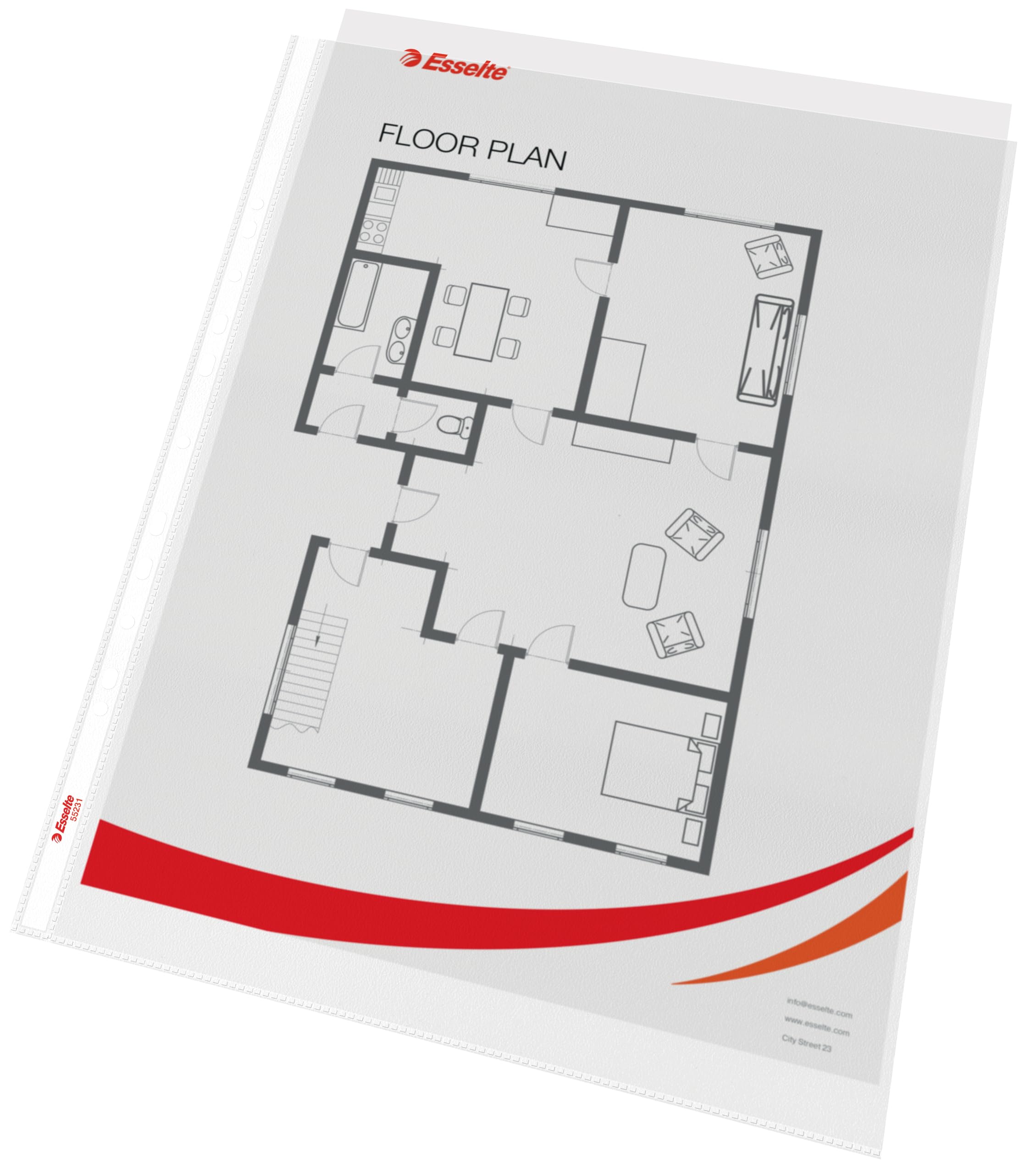 esselte-standard-plus-prospekth-llen-a3-50-st-ck-85-micron-glatt-transparent image 6