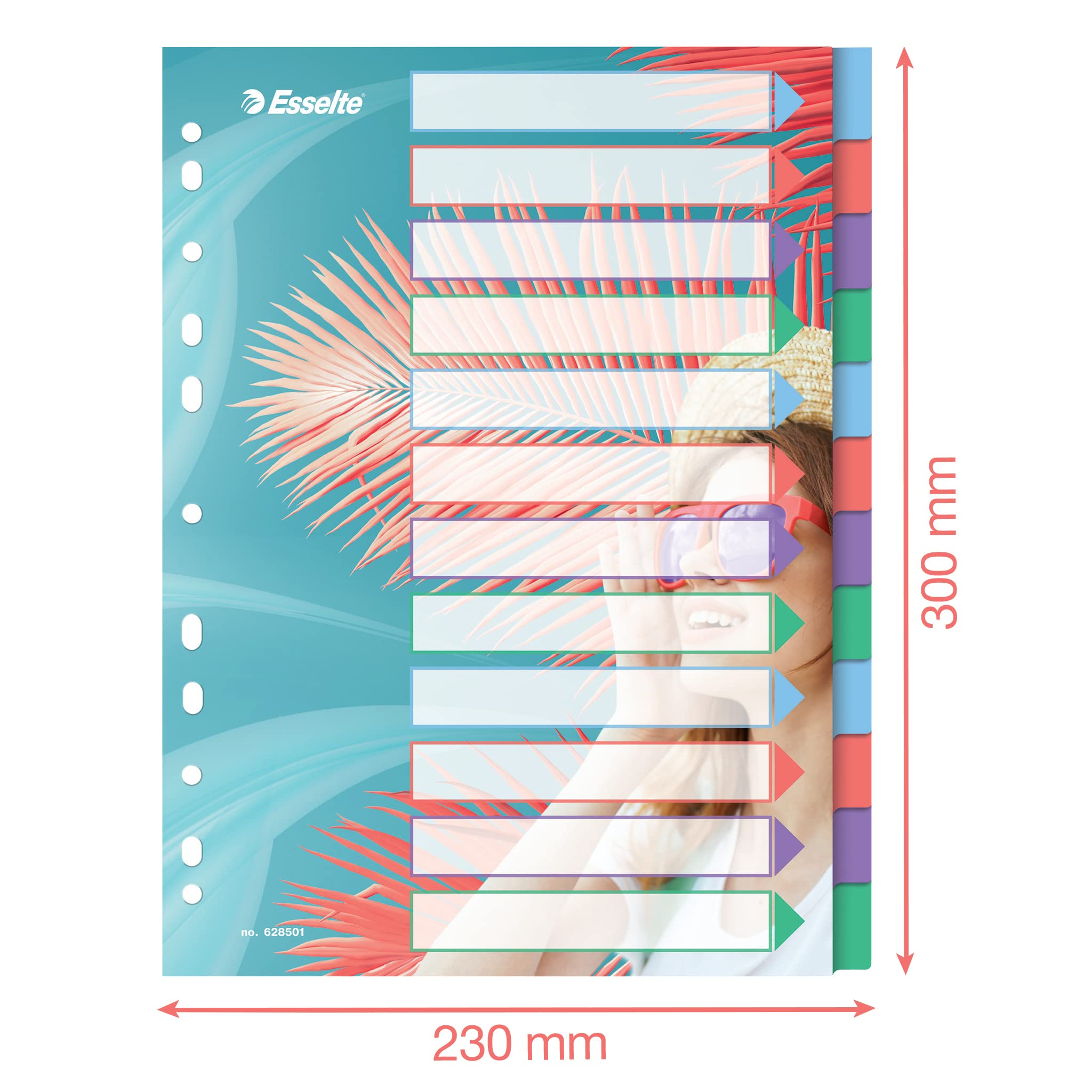 esselte-colour-breeze-a4-registerkarten-1-12-12-trennbl-tter-mehrfarbig image 3