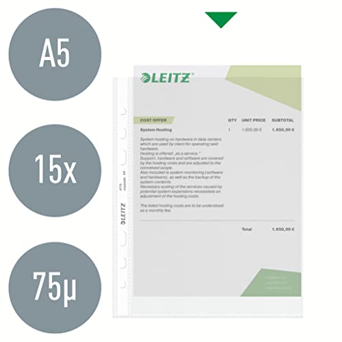leitz-standard-prospekth-llen-a5-glasklar-gl-nzend-15-st-ck image 8