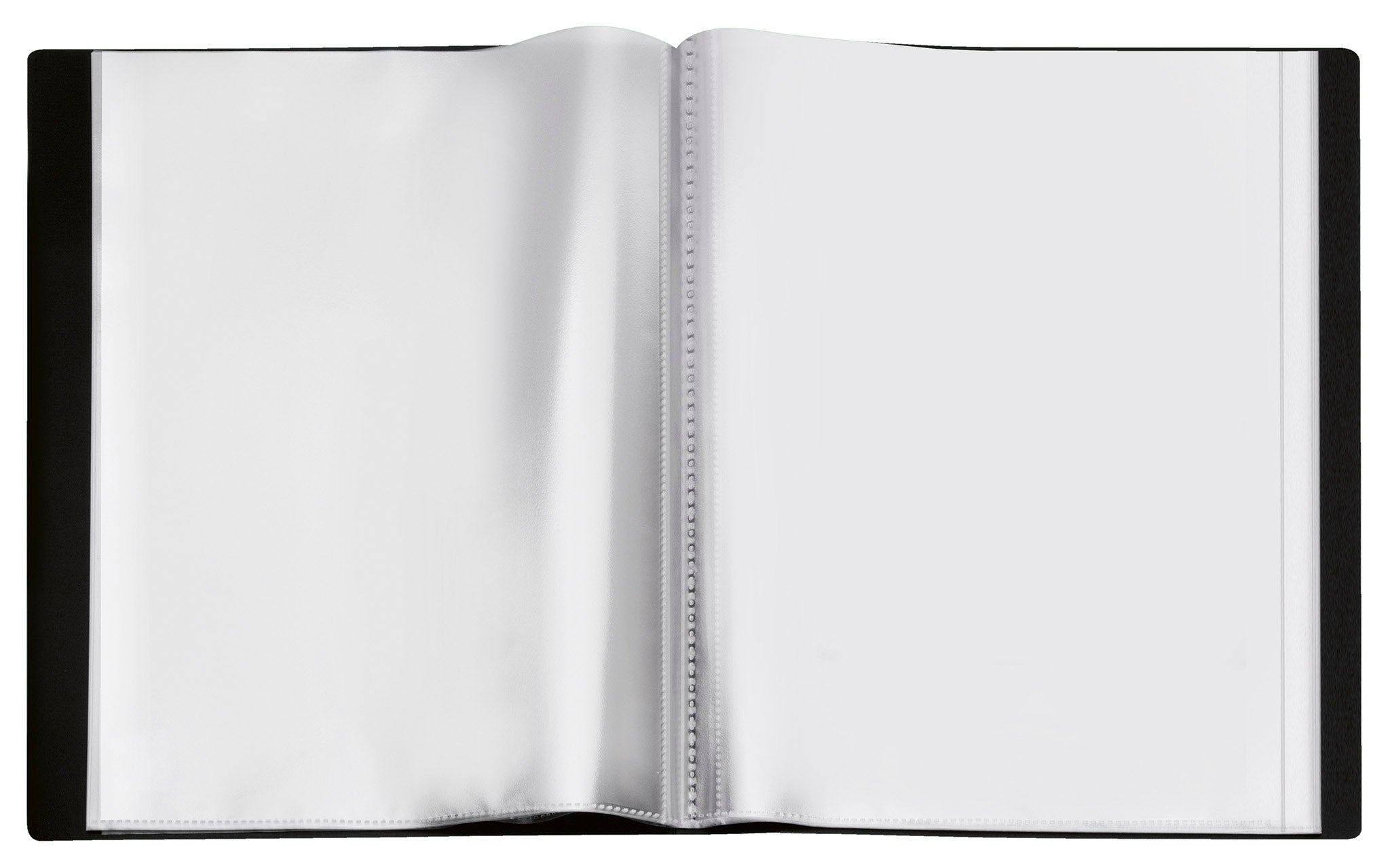 veloflex-diamond-sichtbuch-din-a4-pp-schwarz-20-h-llen-40-seiten image 2