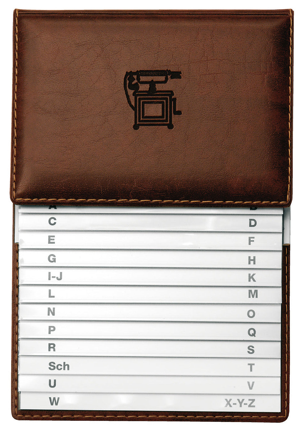 veloflex-telefonschuppenregister-155x225-mm-pvc-braun image 2
