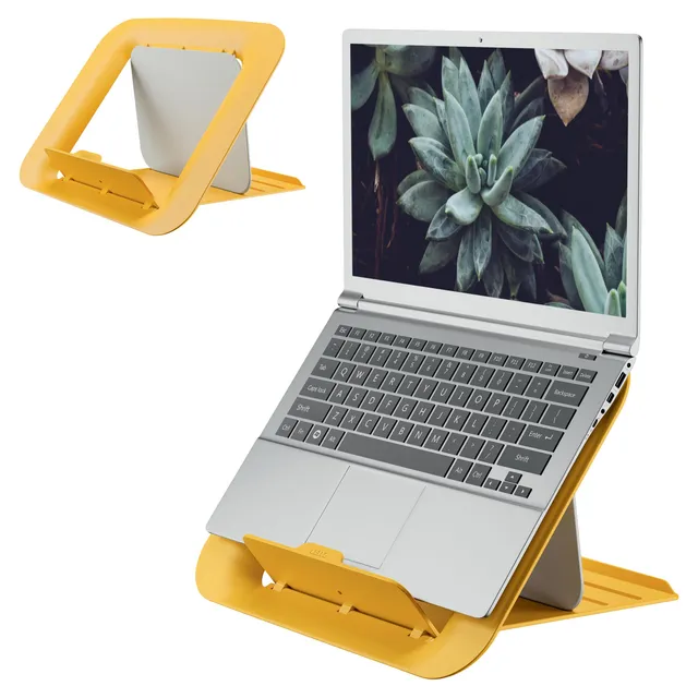 leitz-ergo-cosy-laptopst-nder-h-henverstellbar-gelb-64260019 image 1