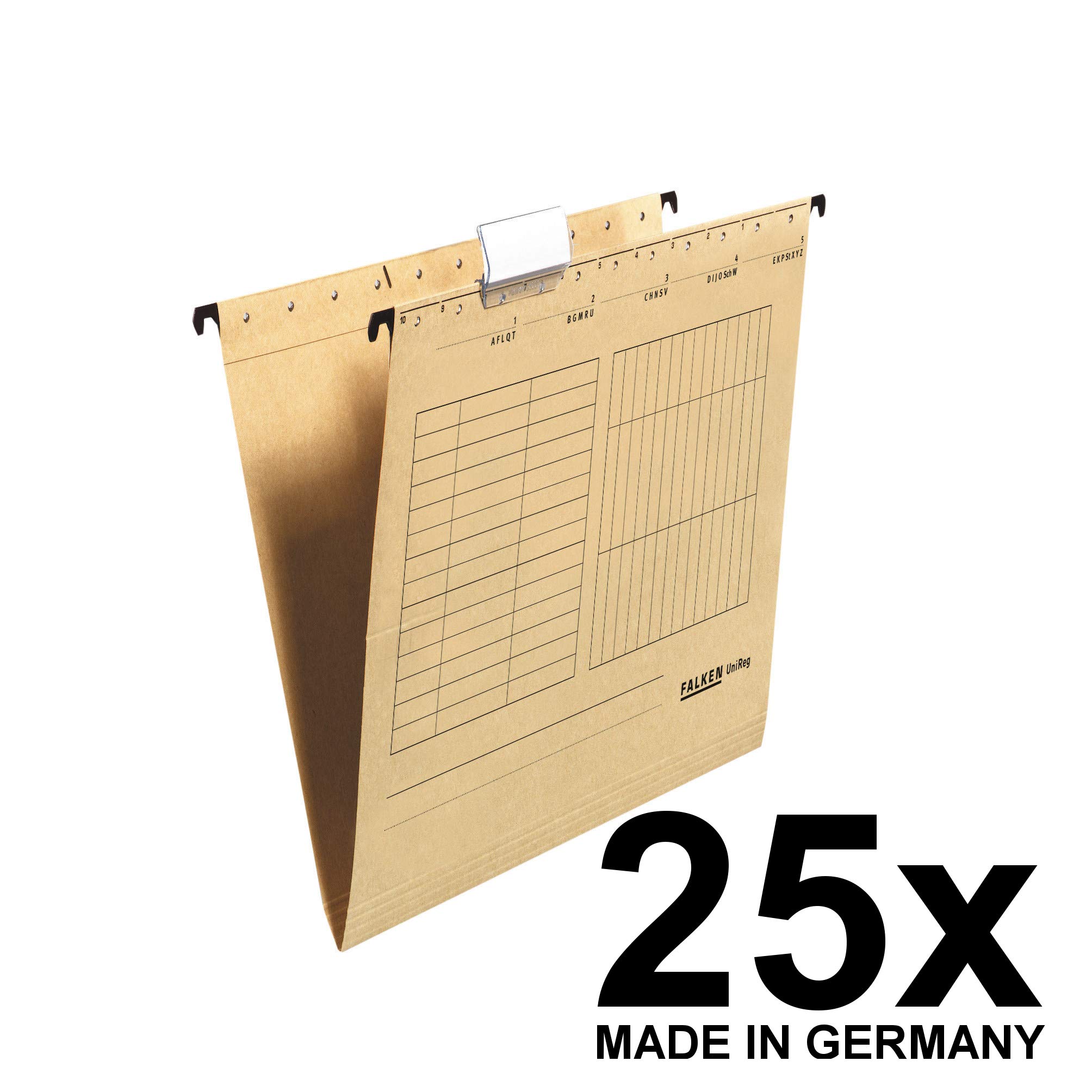 falken-h-ngemappe-recycling-a4-seitlich-offen-braun-25er-pack image 2
