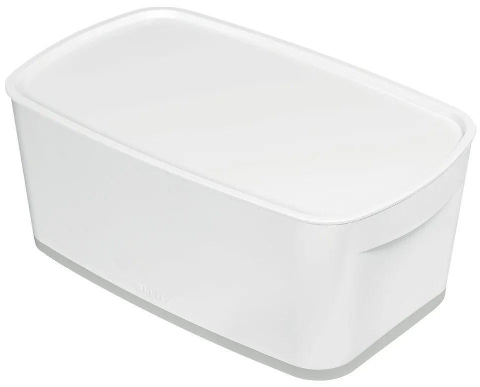 leitz-mybox-klein-a5-mit-deckel-wei-grau-5-l-aufbewahrungsbox-52291001 image 1