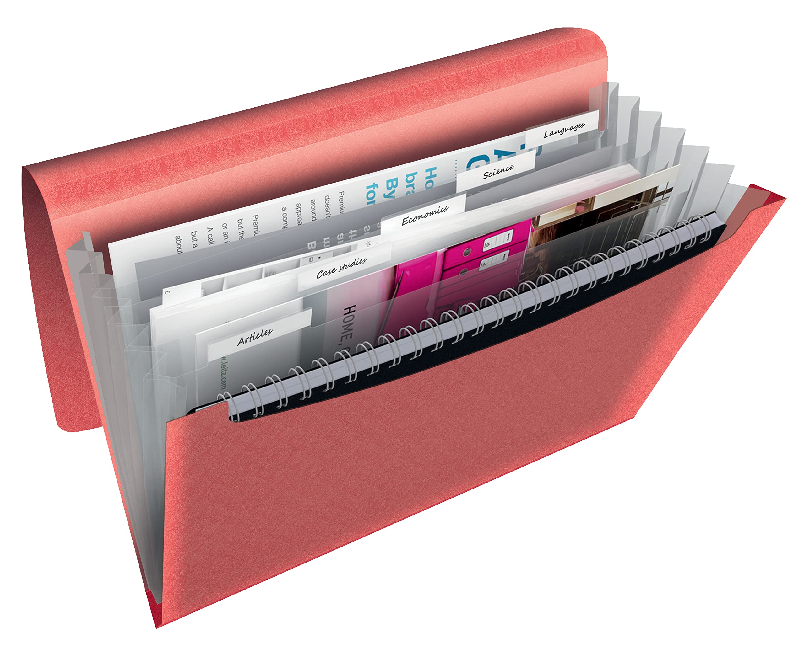 esselte-colour-breeze-f-chermappe-a4-6-f-cher-koralle-628447 image 4