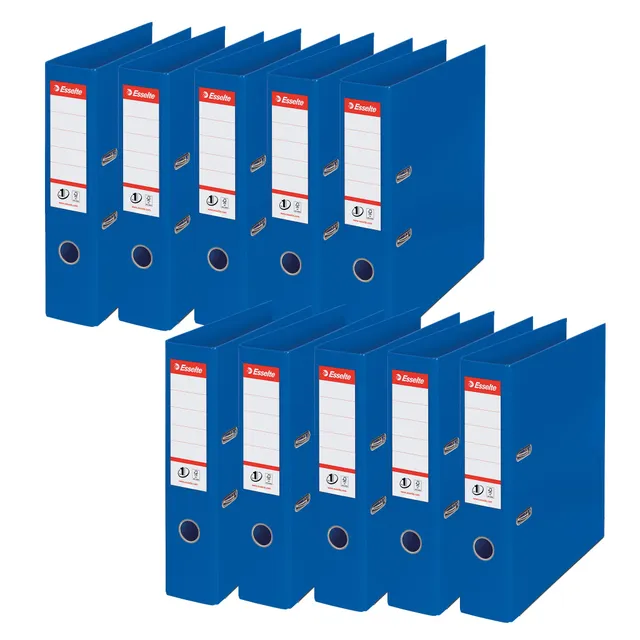 esselte-vivida-ordner-breit-a4-10er-pack-blau-7-5-cm image 1