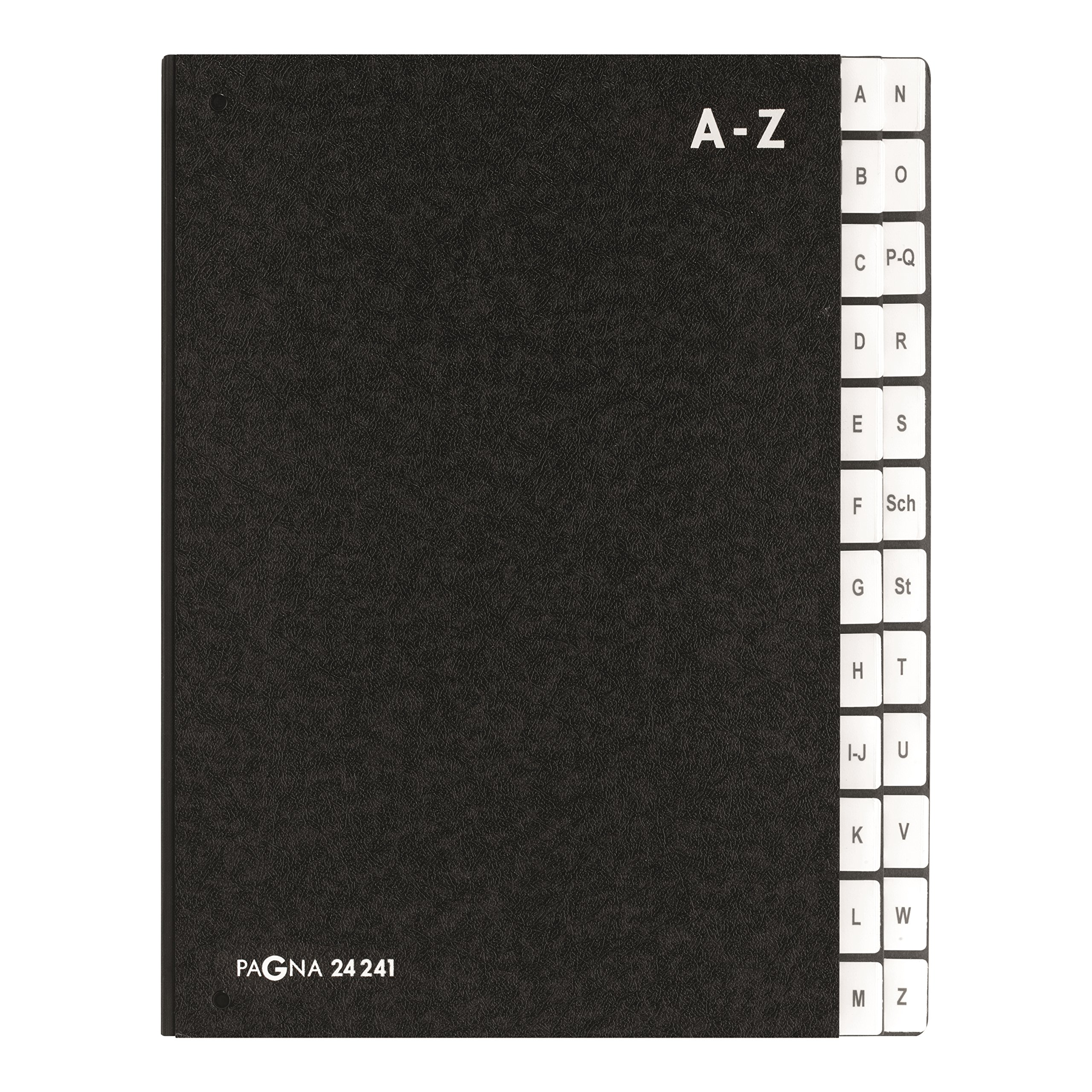 pagna-pultordner-classic-24-f-cher-a-z-schwarz-a4-ordnungsmappe image 1