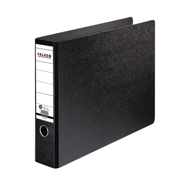 falken-ordner-din-a3-quer-80-mm-schwarz-hartpappe image 1