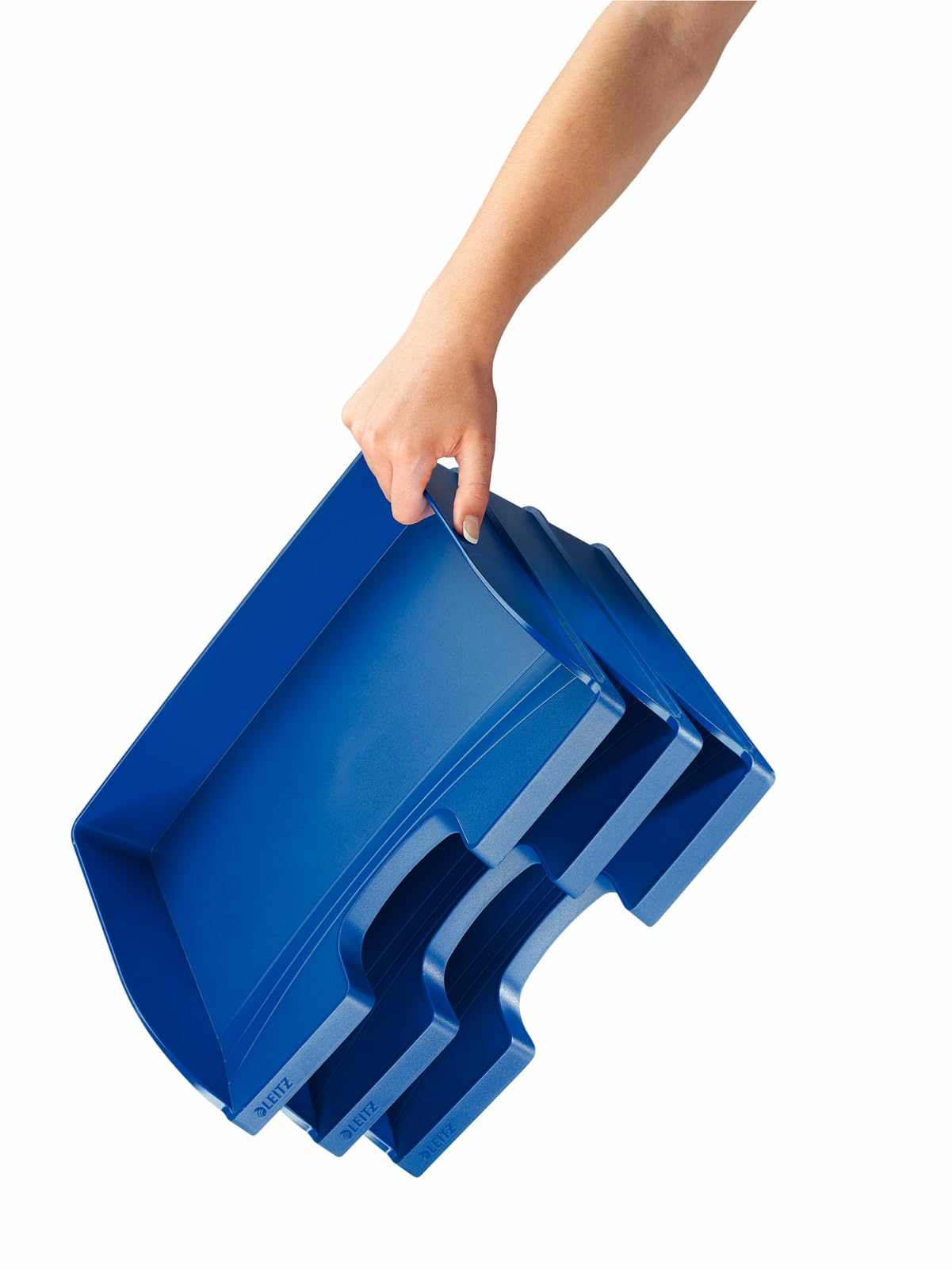 leitz-plus-briefkorb-querformat-a4-grau-ablagefach-5er-pack-52180085 image 5
