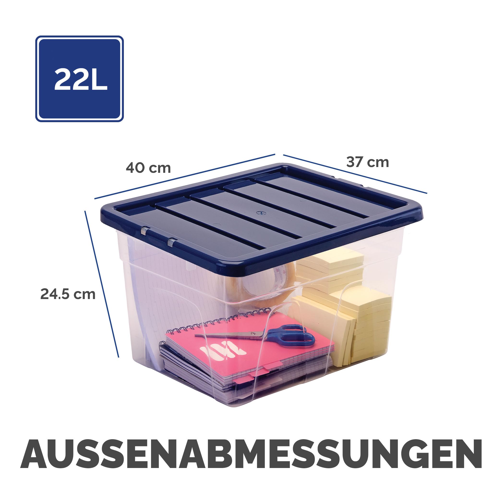 bankers-box-aufbewahrungsbox-22l-kunststoff-3er-pack-24-5x32x40-cm image 2