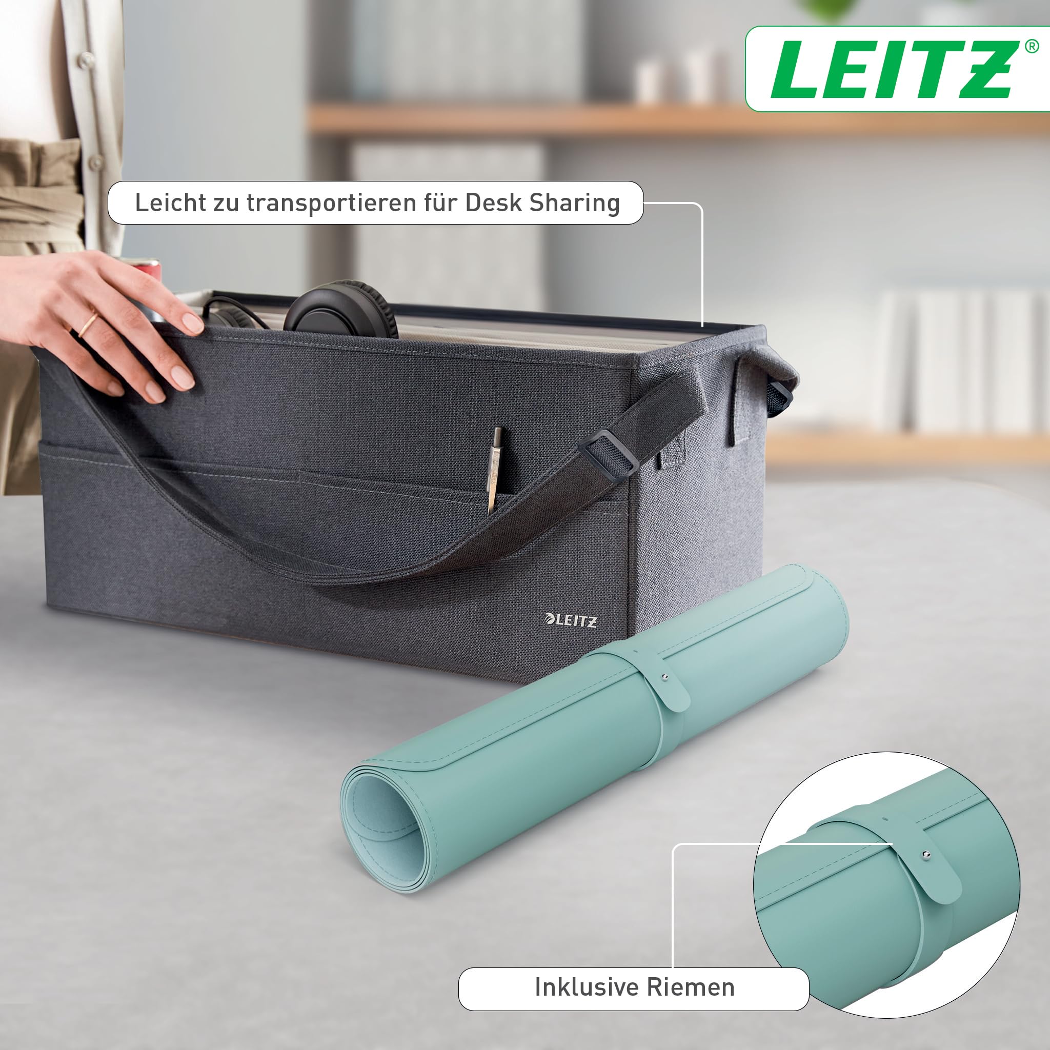 leitz-schreibtischunterlage-80-x-40-cm-mint-rutschfest image 3