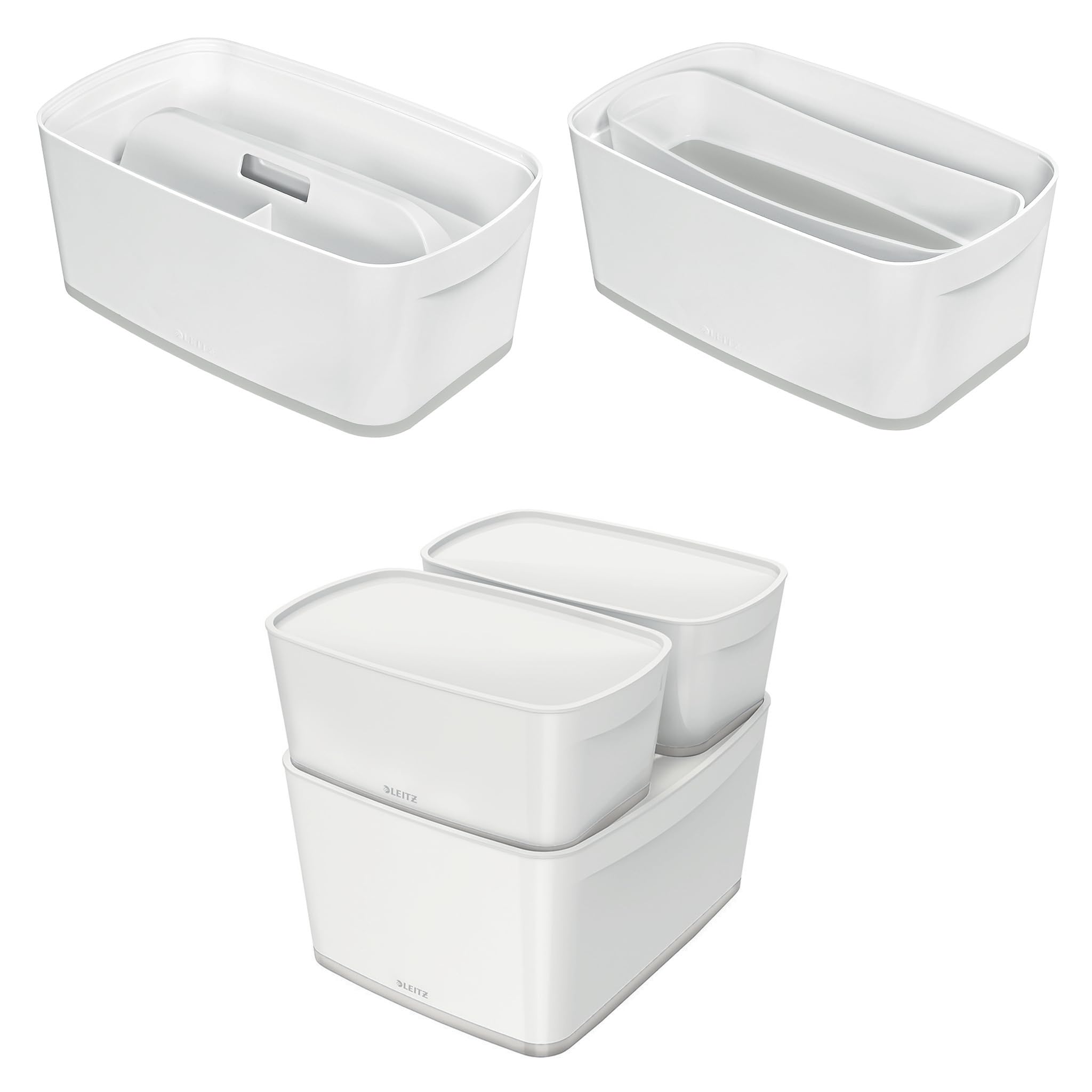 leitz-mybox-klein-a5-mit-deckel-wei-grau-5-l-aufbewahrungsbox-52291001 image 3
