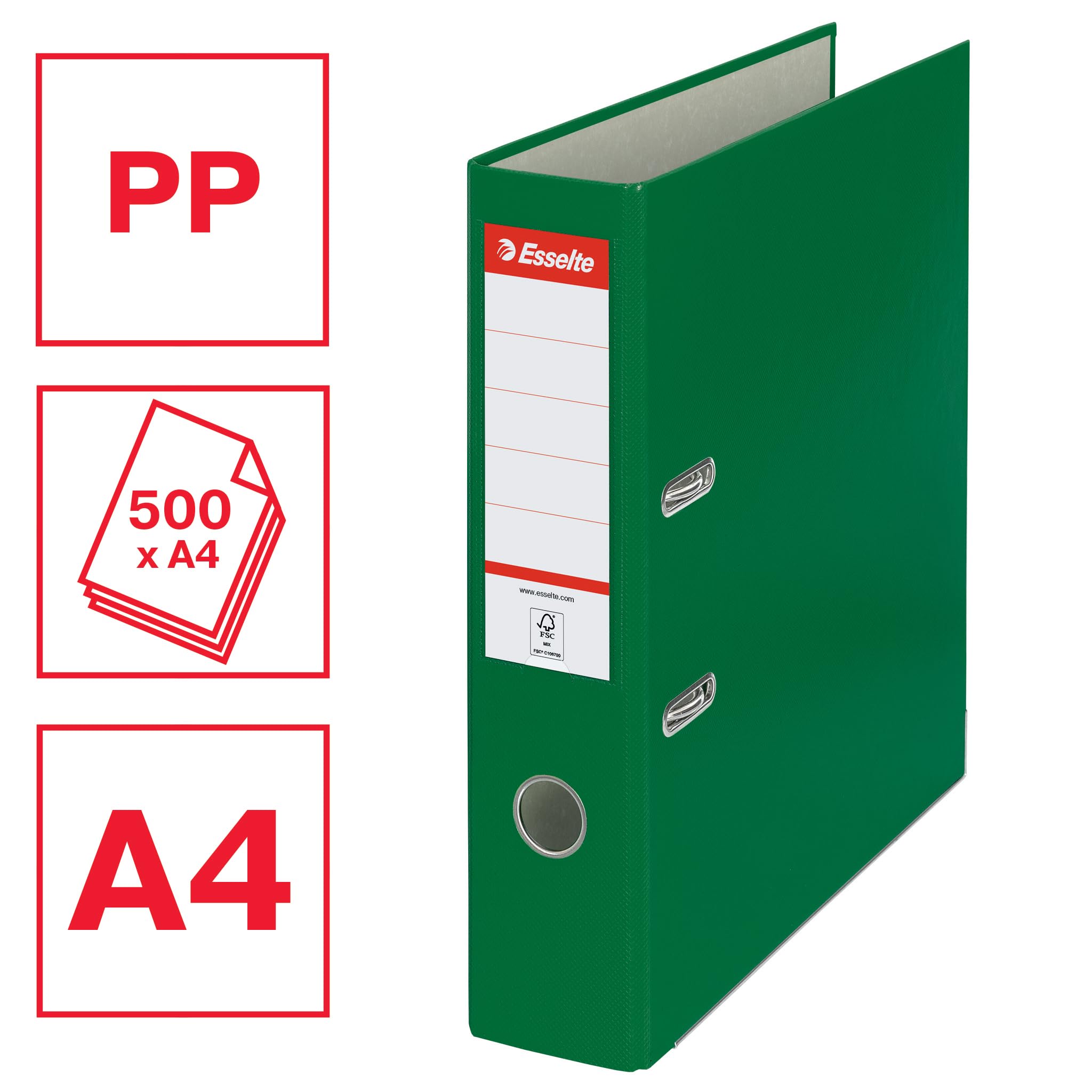esselte-standard-ordner-a4-75-mm-kunststoff-gr-n-20er-pack image 2