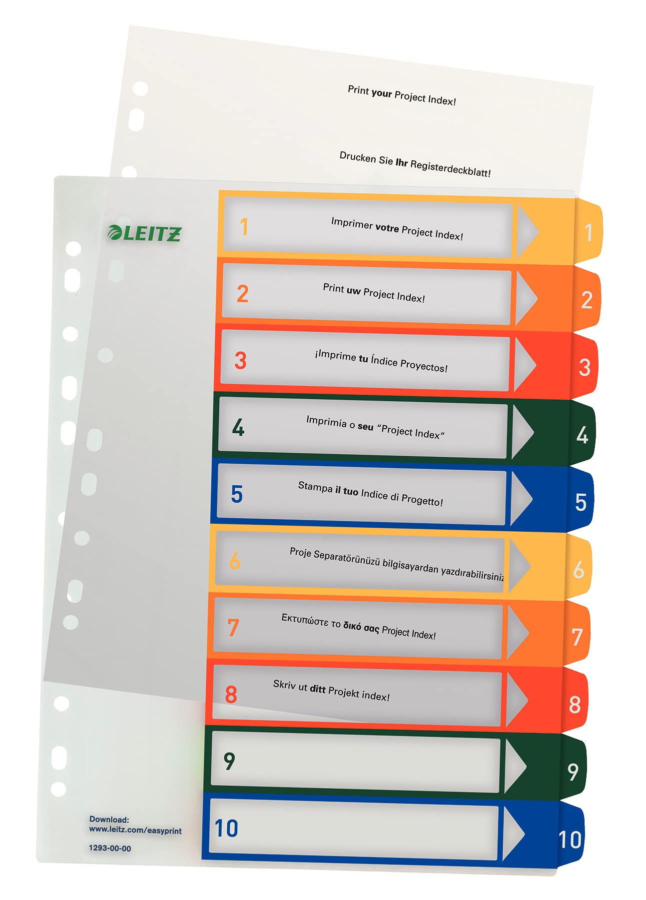 leitz-register-a4-1-10-mit-10-trennbl-ttern-berbreite-polypropylen image 2