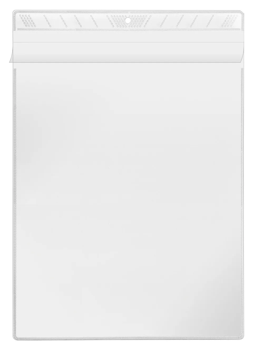veloflex-sichttasche-jumbo-din-a4-pp-140-my-mit-lochung-10er-pack-glasklar image 1