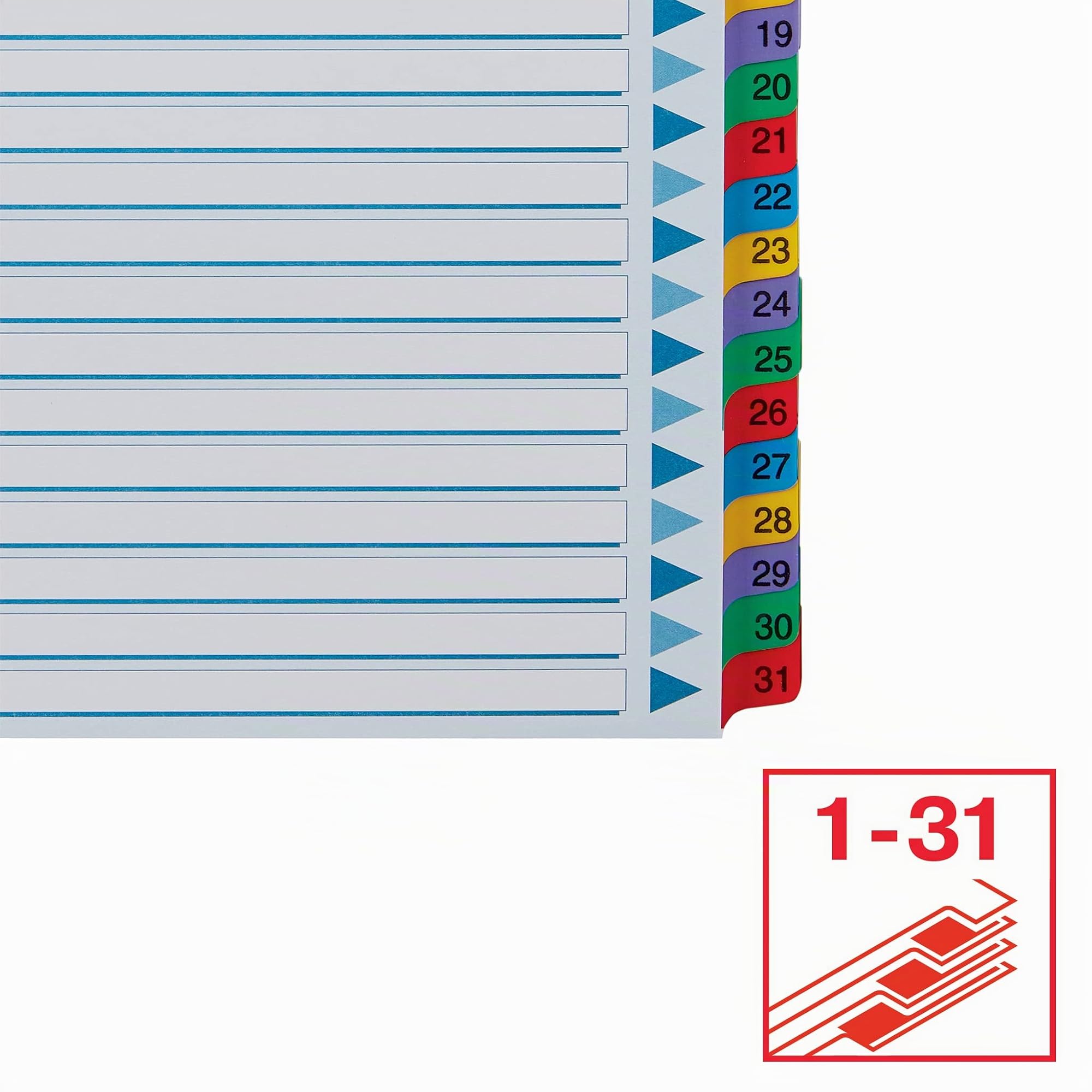 esselte-register-a4-1-31-mit-deckblatt-blau-100164 image 3