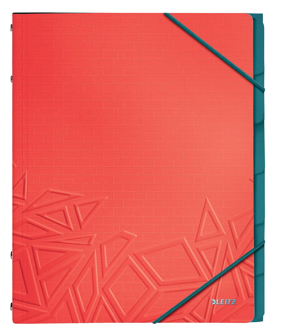 leitz-urban-chic-ordnungsmappe-a4-rot-6-f-cher image 1