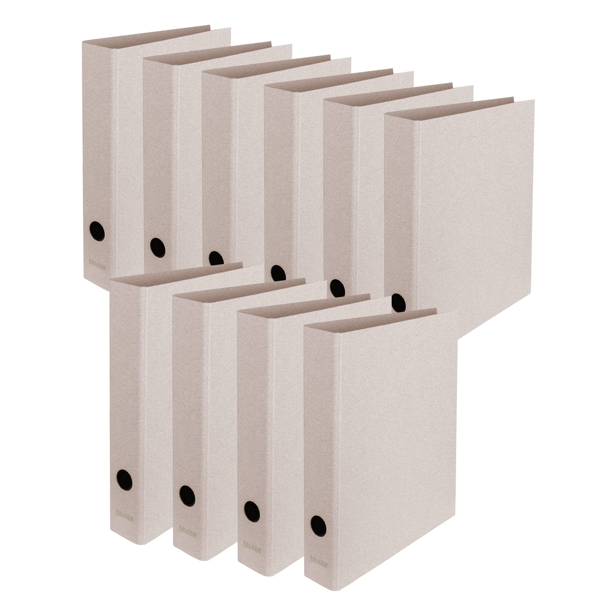 falken-pure-raw-vegan-ordner-din-a4-5-cm-grau-10er-pack image 1